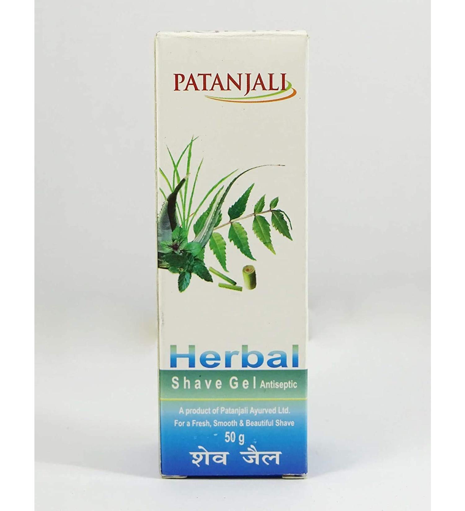 PATANJALI Herbal Shave Gel - 50 G