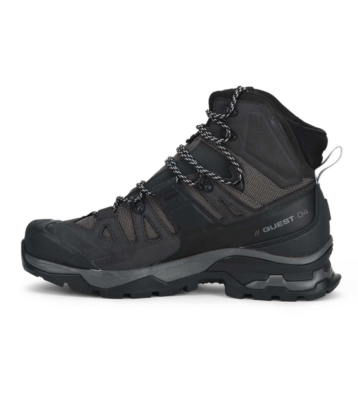 Salomon Quest 4 GTX High Rise Hiking Boots 9 - Magnet/Black/Quarry - Buy Online on GoSupps.com