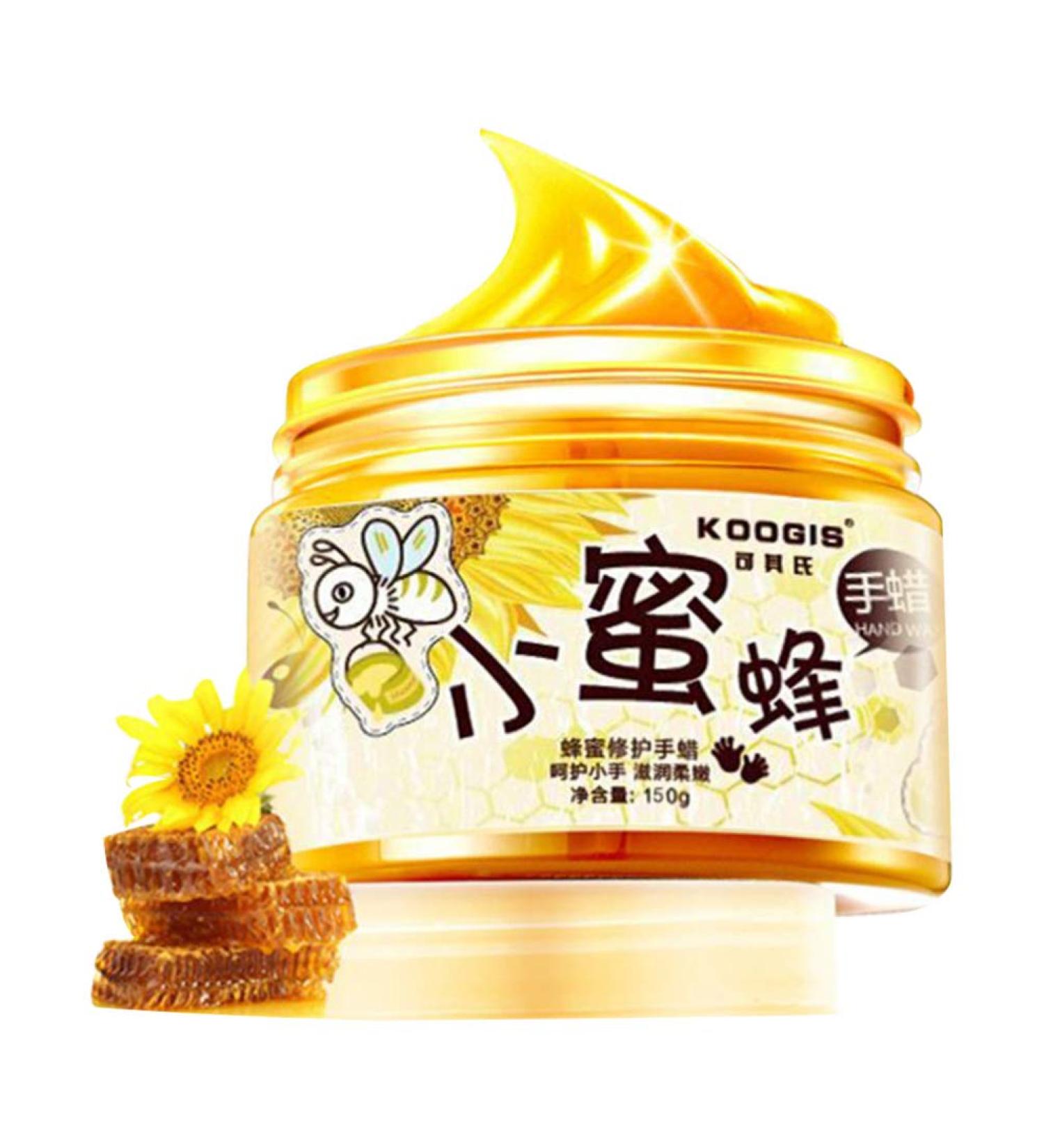 Minkissy Hand Peel Mask Hands Care Paraffin Milk and Honey Moisturizing Peel Off Hand Wax Mask Exfoliating Hand Peeling Mask - Buy Online on GoSupps.com