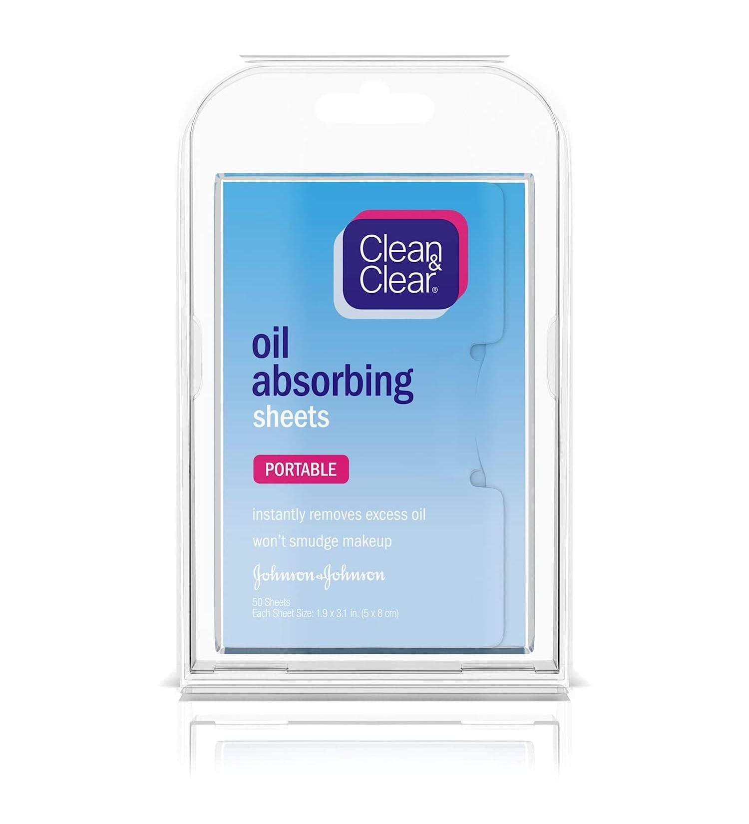 Clean & Clear Oil Absorbing Facial Sheets - 200 Count, Blotting Papers for Face and Nose, Oil Control for Oily Skin - Buy Online on GoSupps.com