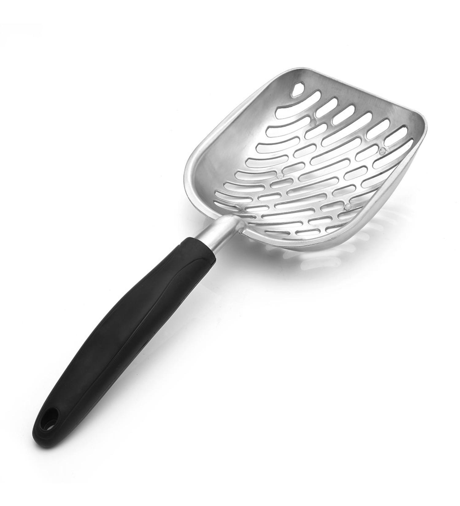 NzamBles Cat Litter Scoop | Comfortable Stainless Steel Pet Litter Scoop for Dogs & Cats - International Shipping Available - Buy Online on GoSupps.com