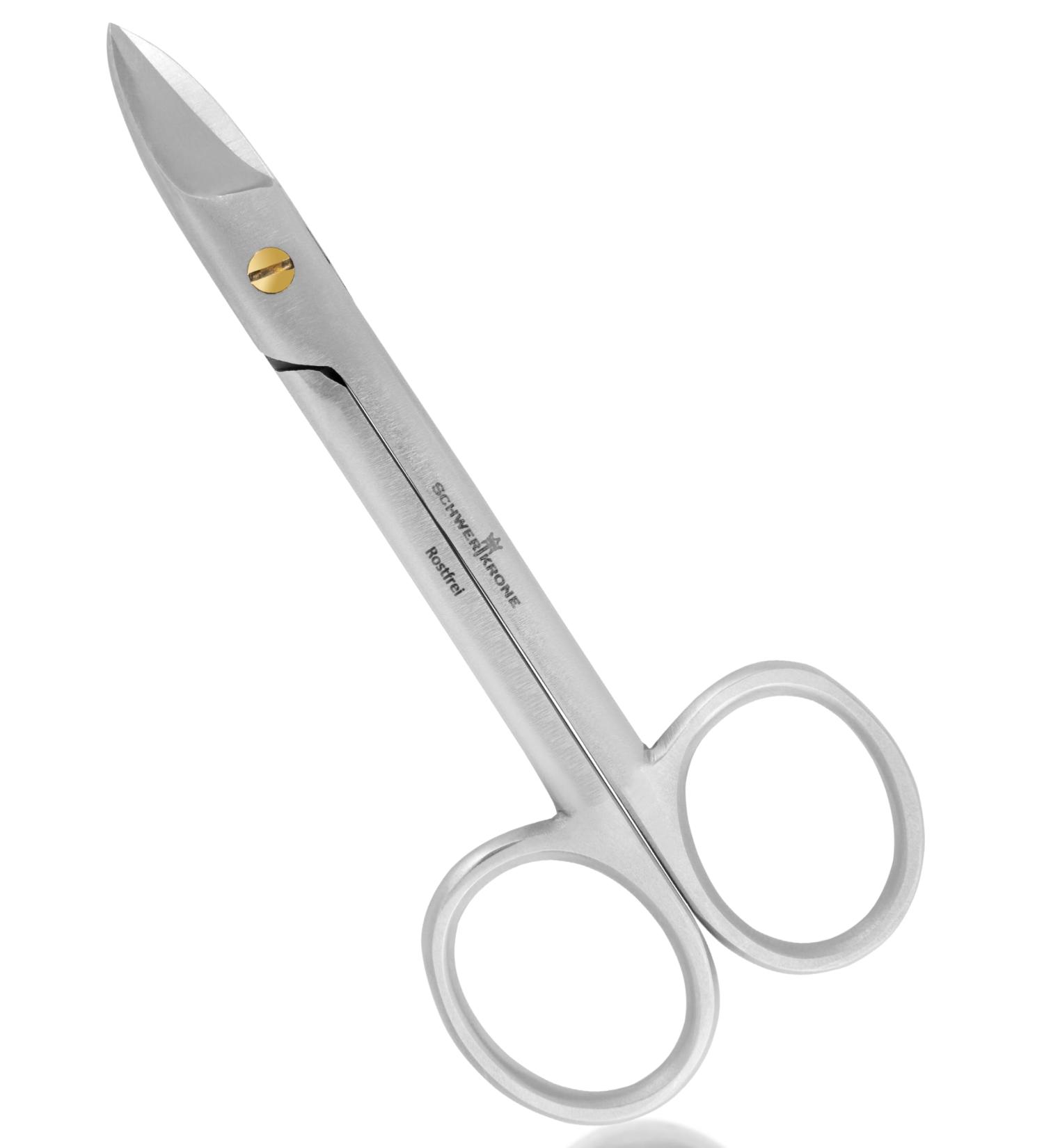 Schwertkrone Stainless Steel Toenail Scissors - Extra Strong Extra Sharp Long Handle - For Thick Nails Seniors & Pedicure - Buy Online on GoSupps.com