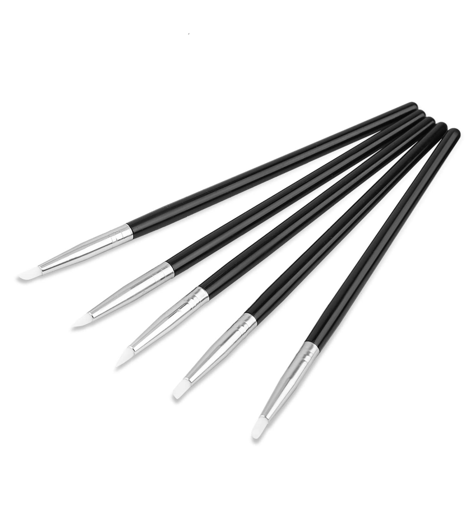 5 Pieces Shaper Silicone Pen Set | Soft Modelling Brush & Clay Tools for Shaping | Ideal for Crafts & Art Projects - Buy Online on GoSupps.com