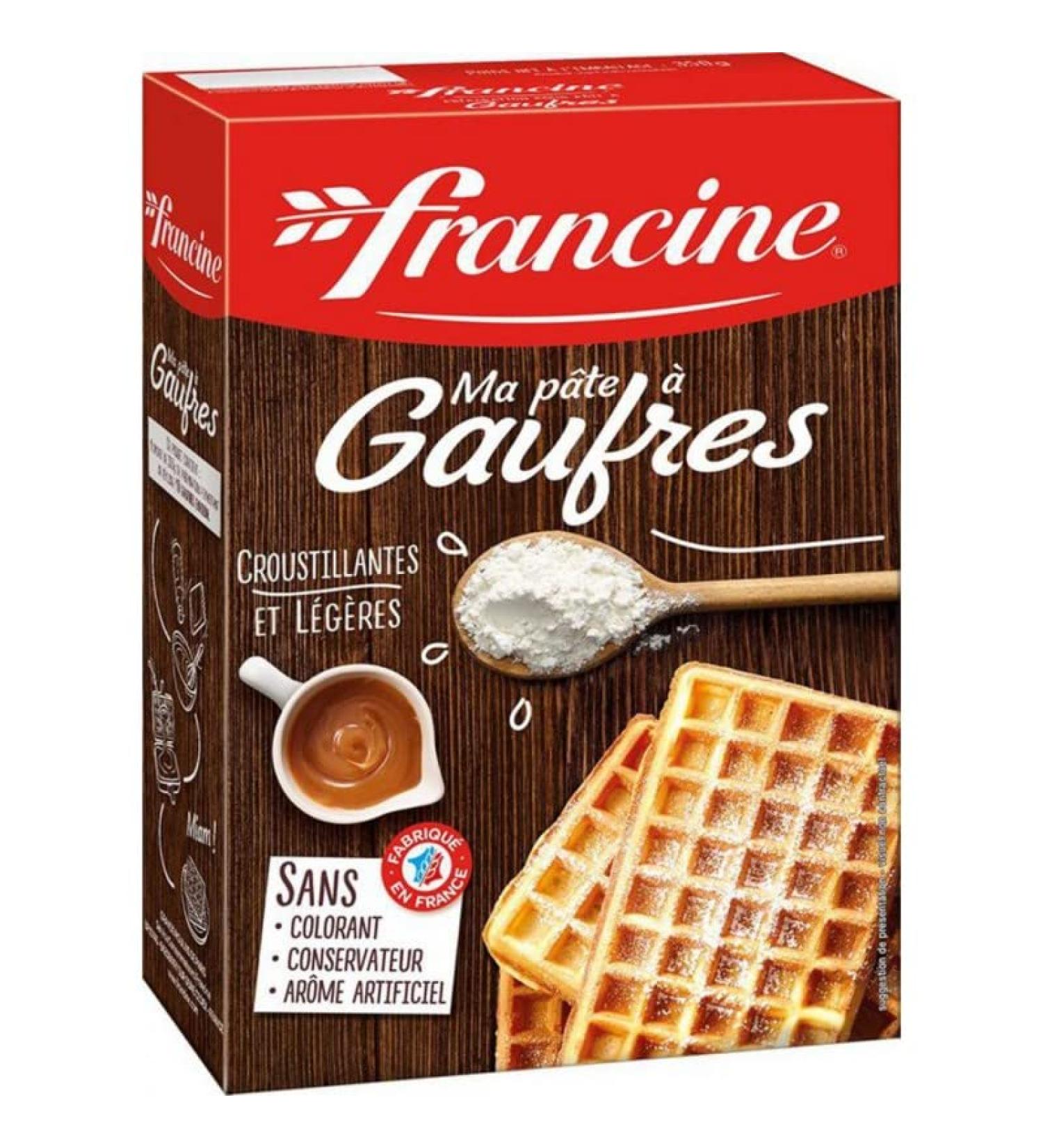 Francine My Crispy and Light Waffle Batter 350g (pack of 6)