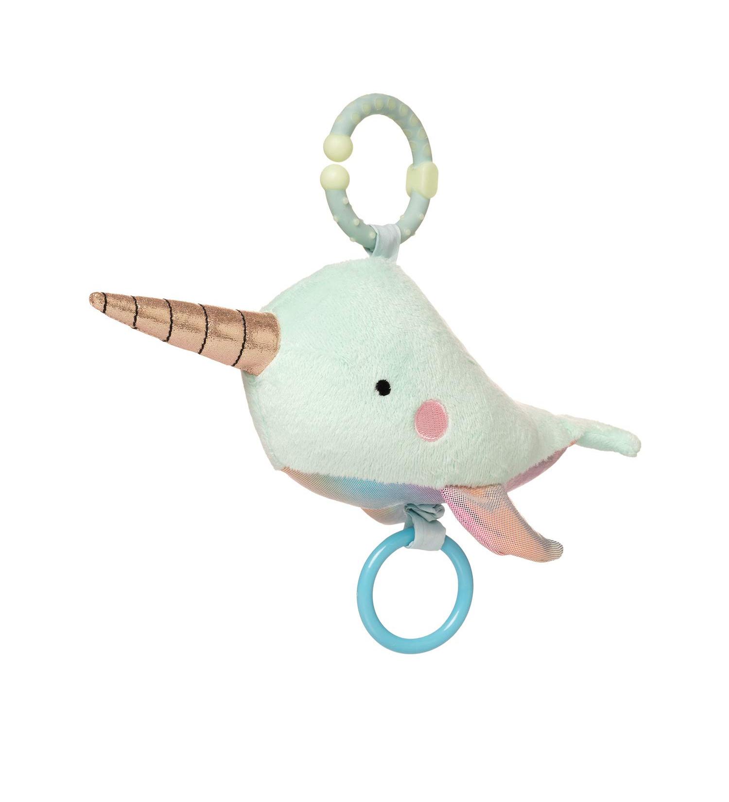 Manhattan Toy Under The Sea Narwhal Baby Teether & Pull Toy - Interactive Narwhal Activity Toy for Babies on the Go - Buy Online on GoSupps.com