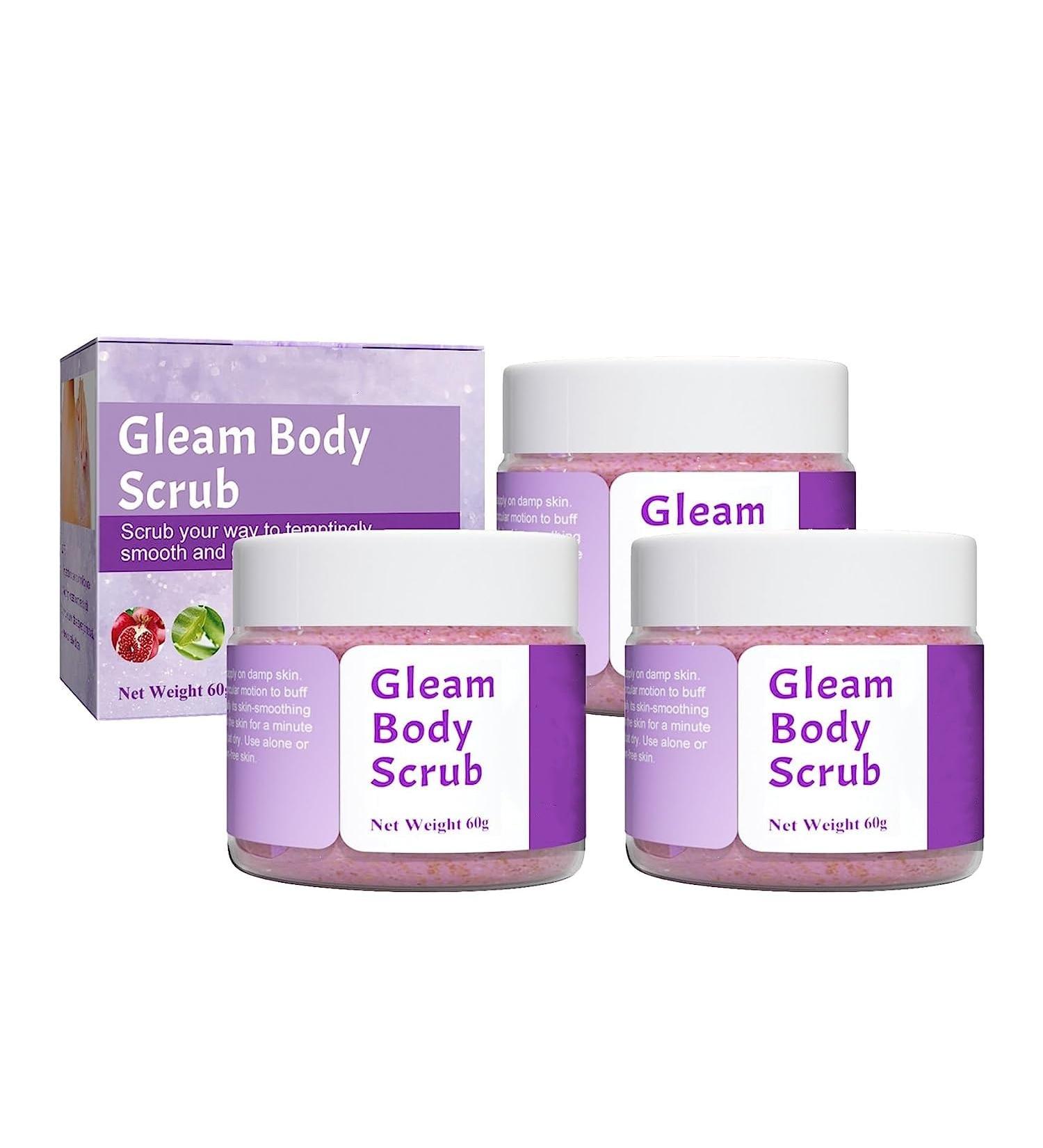 Brightening Body Scrub Skin Cleansing Gel Mud Scrub Anti-Wrinkle Anti-Cellulite Body Scrub for Women Exfoliates and Moisturizes Skin - Buy Online on GoSupps.com