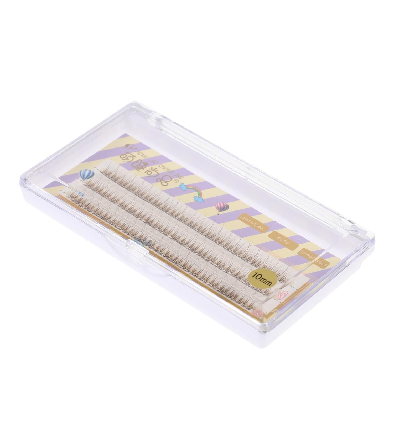 DOITOOL 1 Box Fake Eyelashes Individual Lash Natural Look Lashes Halloween Makeup Supplies Strip Eyelashes Cross False Eyelashes Fluffy Eyeslash Faux Lashes Fiber Make up Extend - Buy Online on GoSupps.com