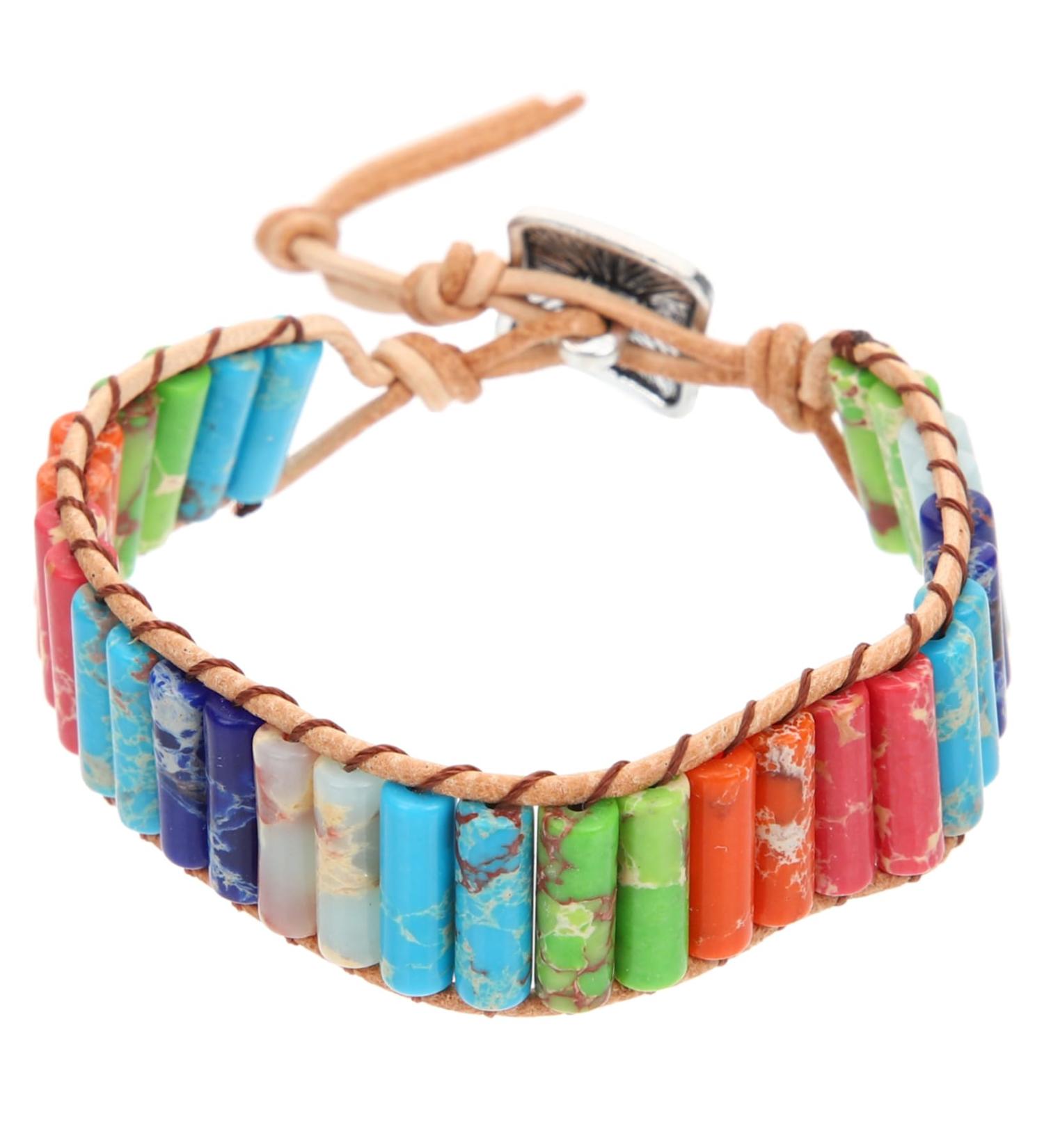 VALICLUD Natural Stone Bracelet Wristbands Bracelets Bohemian for Women Decorative Bracelet Braclet Crystal Beaded Aesthetic Bracelets for Women Boho Bracelets Manual Accessories Miss - Buy Online on GoSupps.com