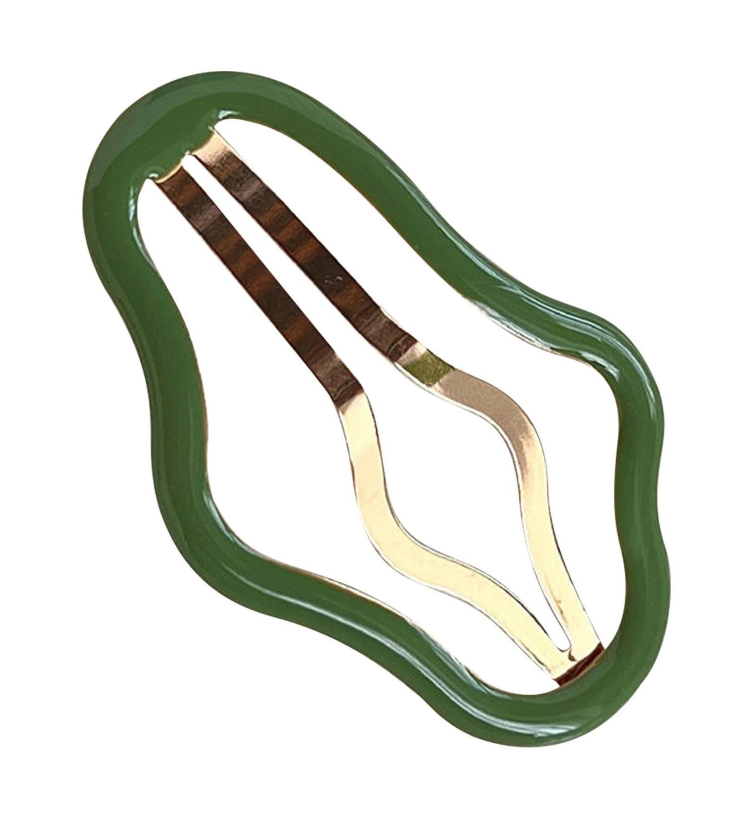 Hair Snap Clips Strong Hold Grip Hair Clips Non-Slip Heavy Duty 2.8 Inches Hair Snap Barrettes for Girl Women Photo Prop Hair Accessories Riastvy Green - Buy Online on GoSupps.com