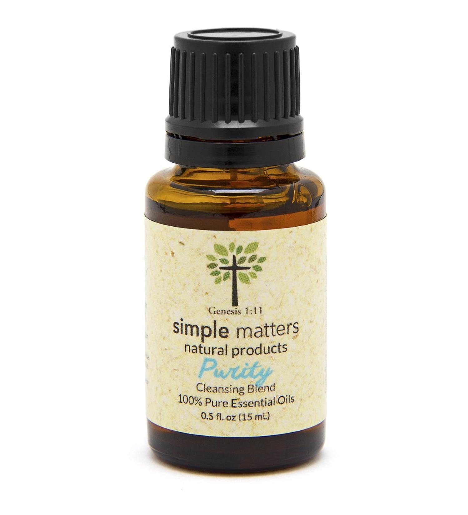 Simple Matters - Purity Essential Oil Blend - 15 mL - Use to Clean Purify and Freshen The Air