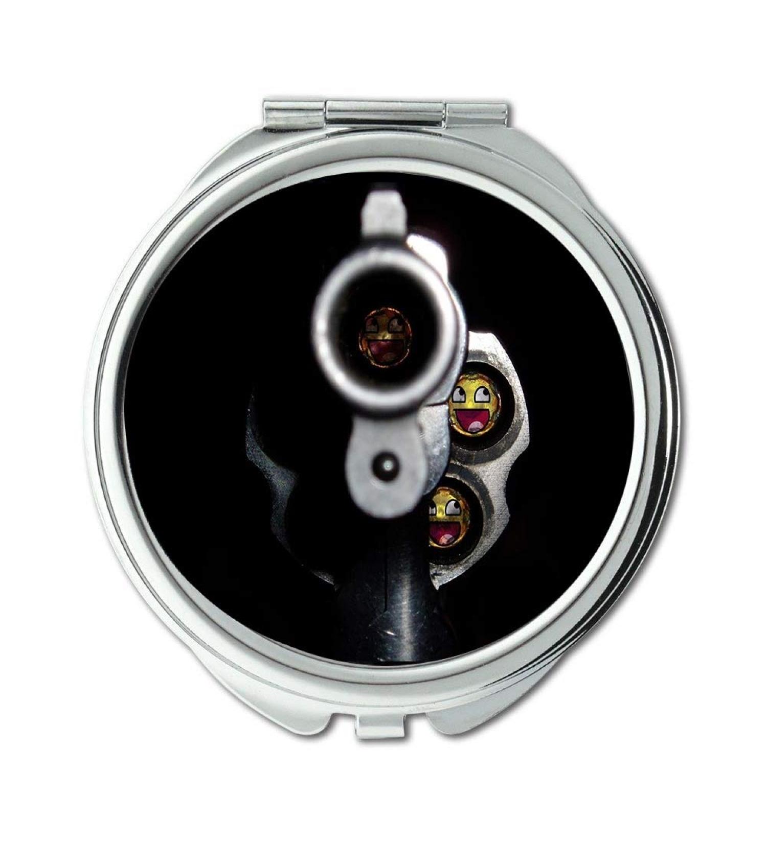 YENDOSTEEN Mirror Compact Mirror gun rack Round Mirror bullet pocket mirror portable mirror - Buy Online on GoSupps.com