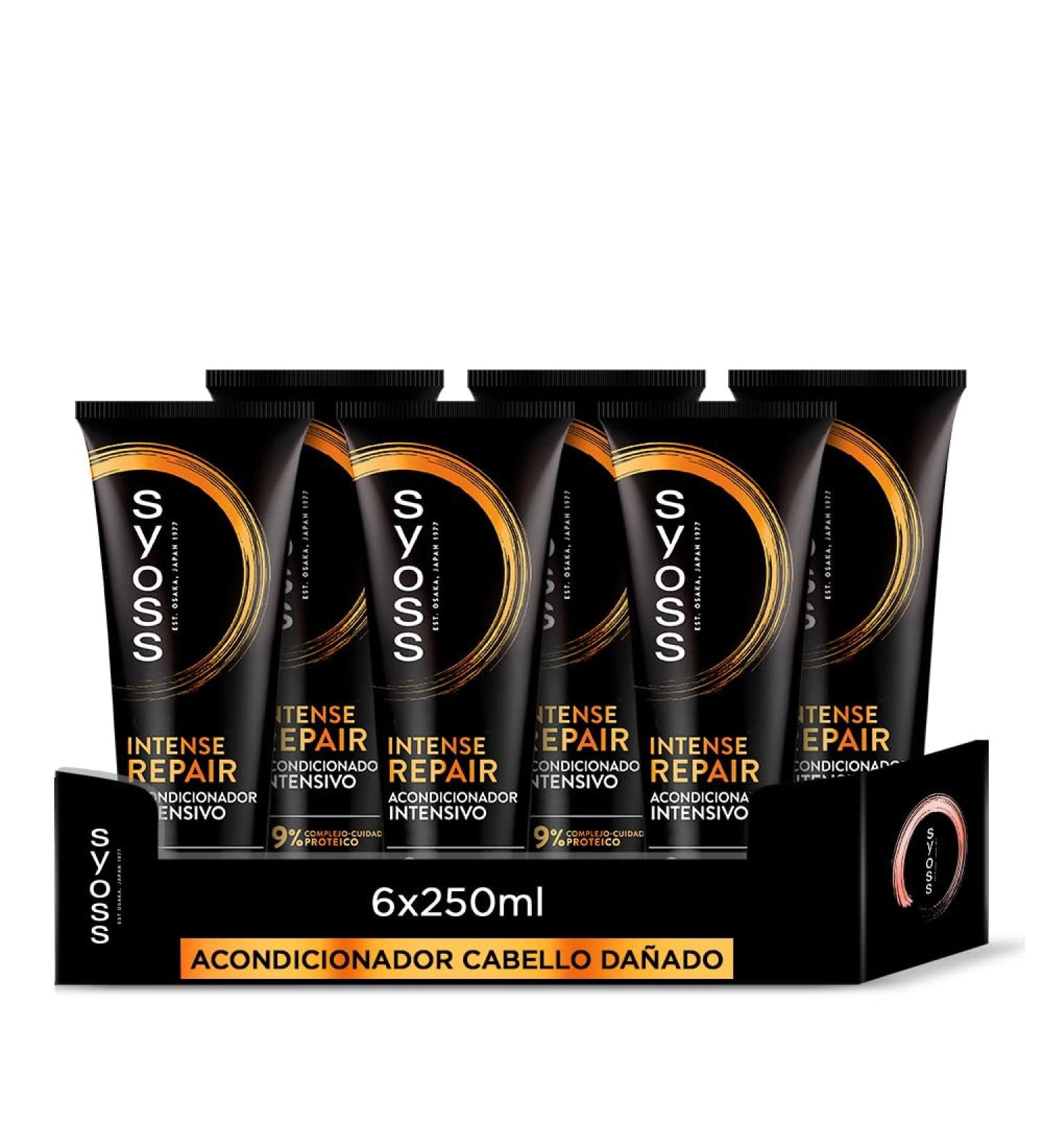  Syoss Syoss Repair Deep Conditioner 250ml pack of 6 intensive repairs for damaged hair softness and shine - Buy Online on GoSupps.com