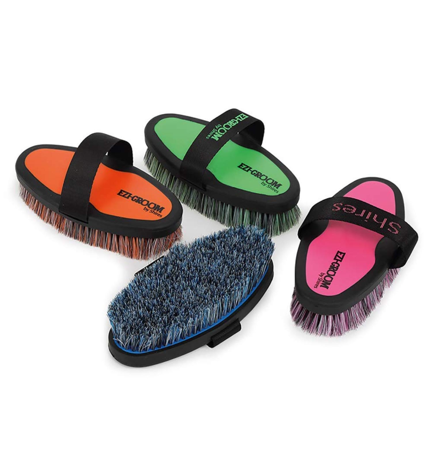 Shires 1397 Ezi-Groom Grip Body Brush: Lime Green - Buy Online on GoSupps.com