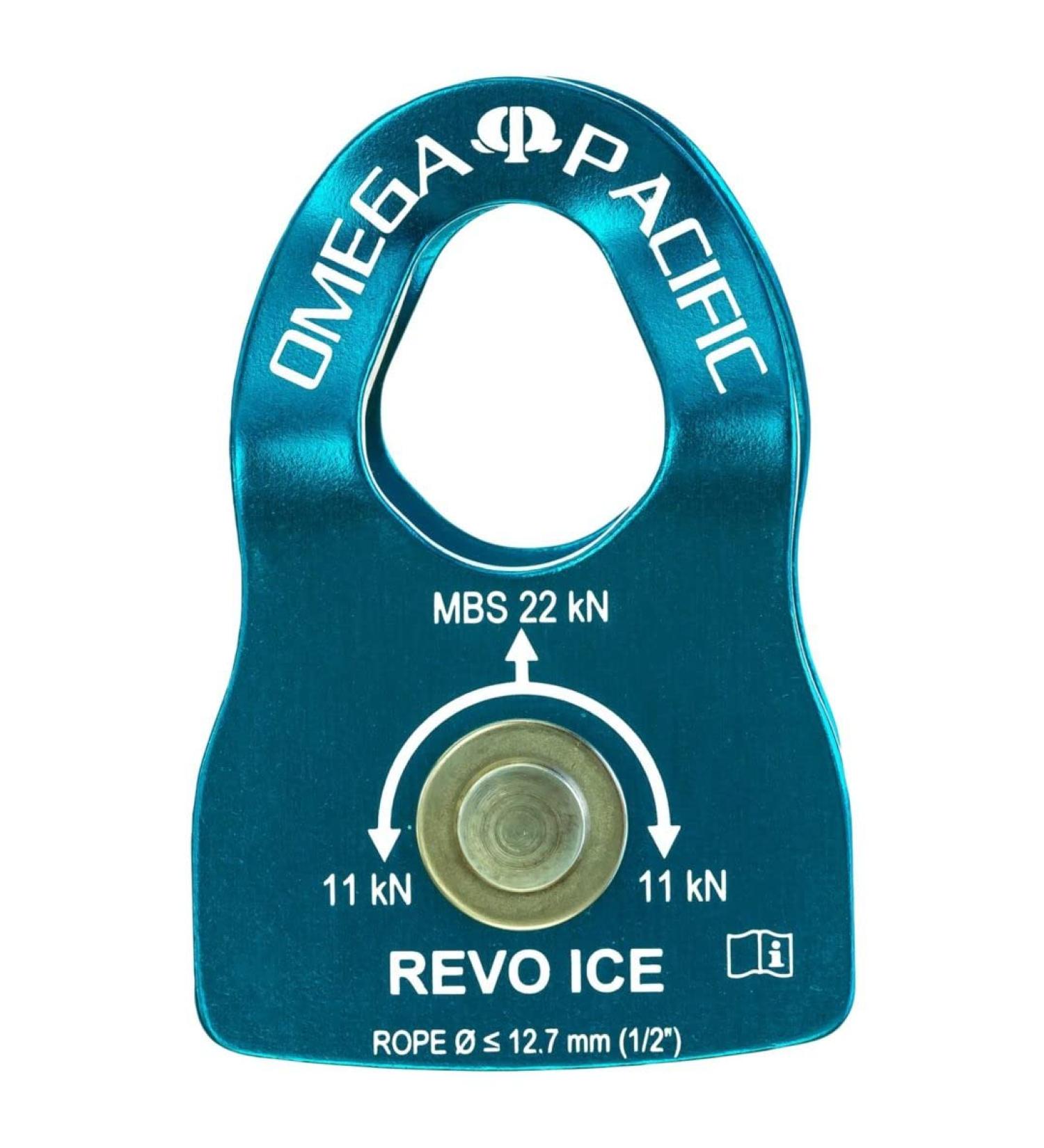 Omega Pacific Revo Ice  Prusik Minded Micro Pulley is Extremely Lightweight  Weighing in at only 1.8 Ounces  Designed Specifically for Crevasse Rescue and Hauling Loads in a Lightweight Size - Buy Online on GoSupps.com