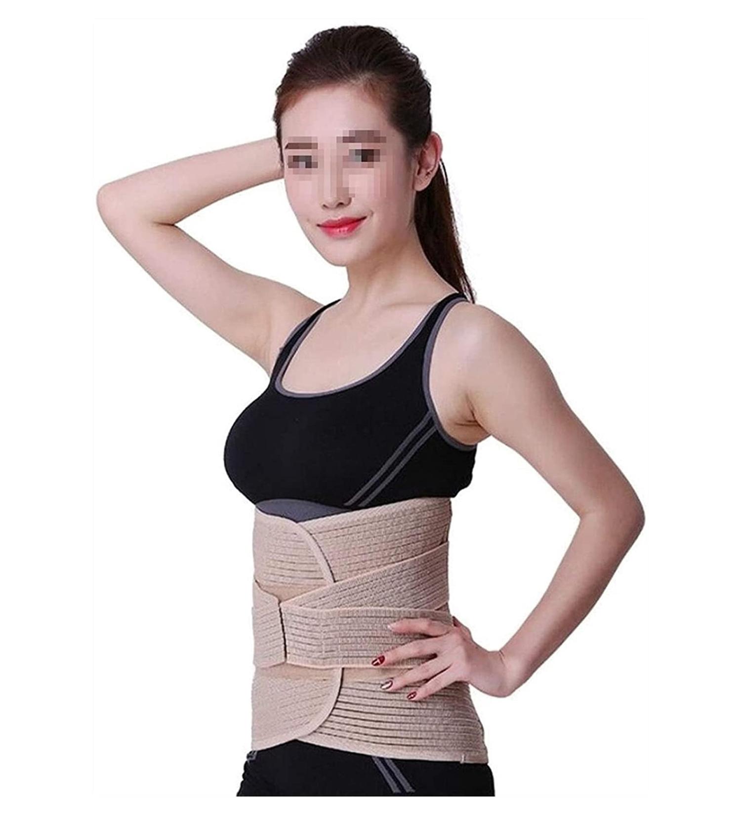 Adjustable Lumbar Support Belts | Relief for Back Pain Herniated Disc & Sciatica | Sexy Slimming Heating Belts in Beige - Buy Online on GoSupps.com
