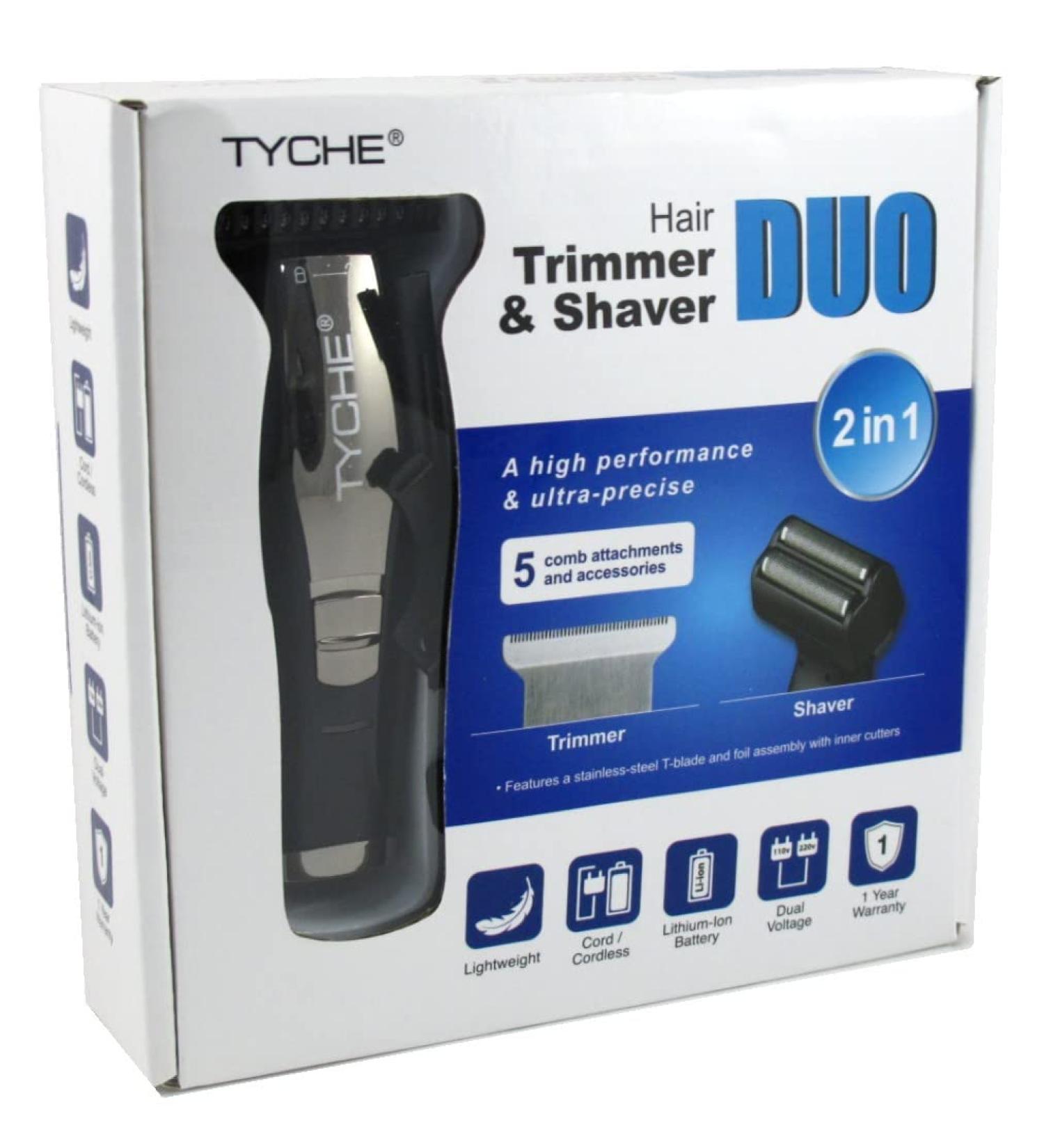 Tyche Hair Trimmer & Shaver Duo 2-in-1 | Precision Grooming for All | International Shipping - Buy Online on GoSupps.com