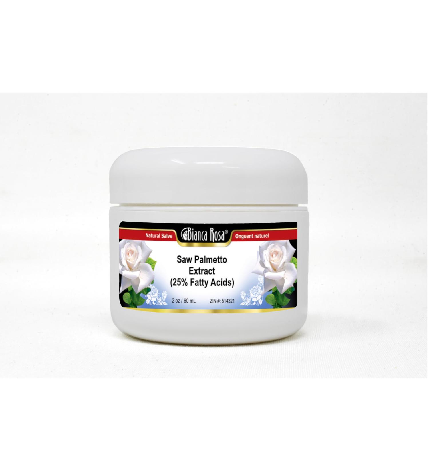Bianca Rosa Saw Palmetto Extract (25% Fatty Acids) - Salve Ointment (2 oz ZIN: 514321) - 3 Pack - Buy Online on GoSupps.com