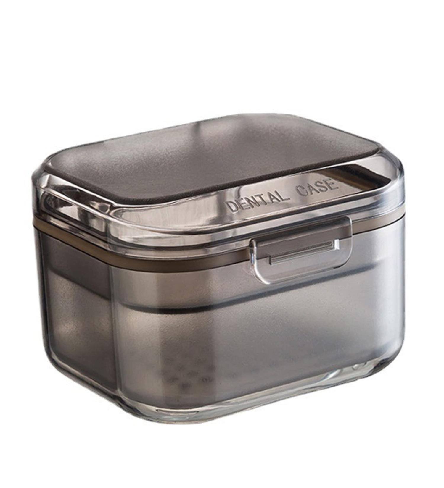 Portable Denture Box & Retainer Carrier - Travel Holder for Cleaning | Black Proton Pet Holder - Buy Online on GoSupps.com