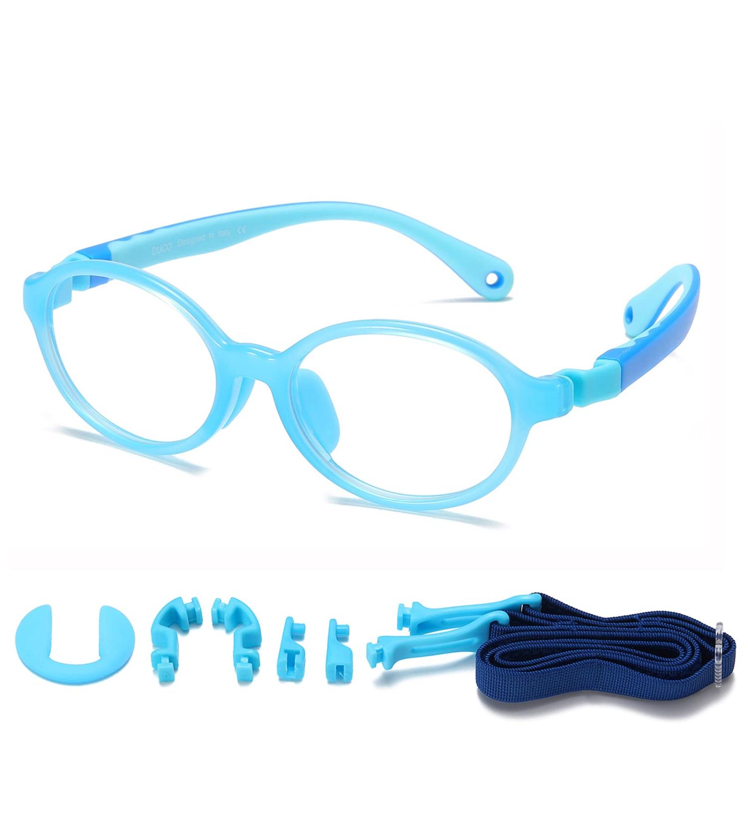 DUCO Blue Light Blocking Glasses for Kids | Anti-Glare Gaming Eyewear for Boys & Girls Age 5-10 | K026 - Buy Online on GoSupps.com