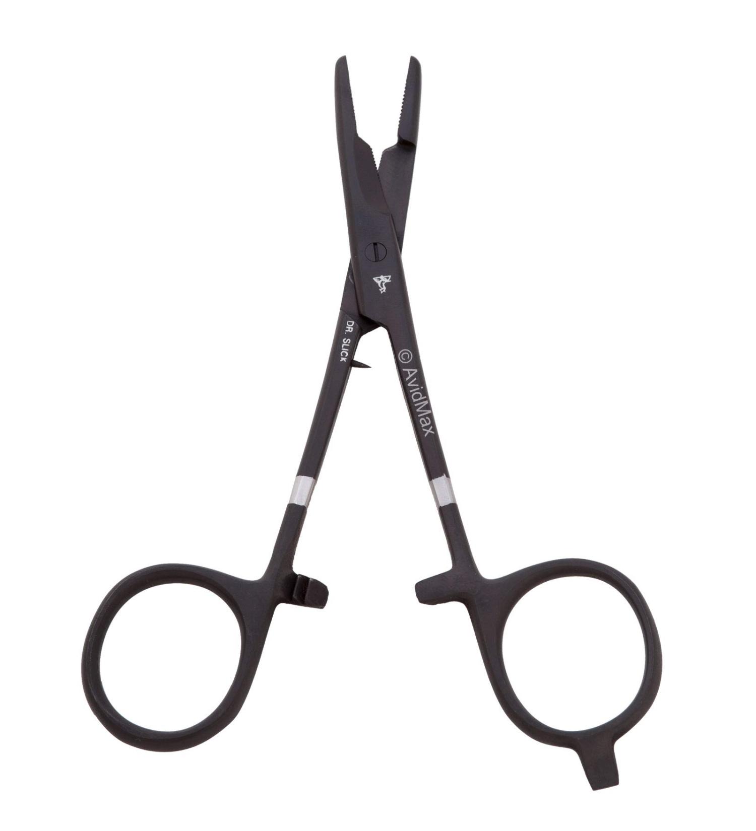 Dr. Slick Scissor Clamps Black Straight 5.5 - Top Quality Fishing Tool - Buy Online on GoSupps.com