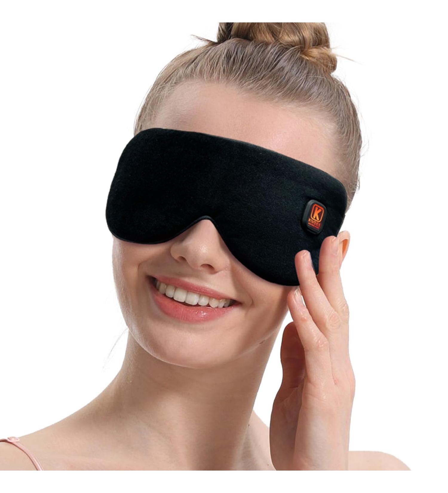 Shop Heated Eye Mask USB Cordless - Comfort for Dry Eyes Blepharitis & Puffy Eyes | Travel-Ready Warm Compress - Buy Online on GoSupps.com