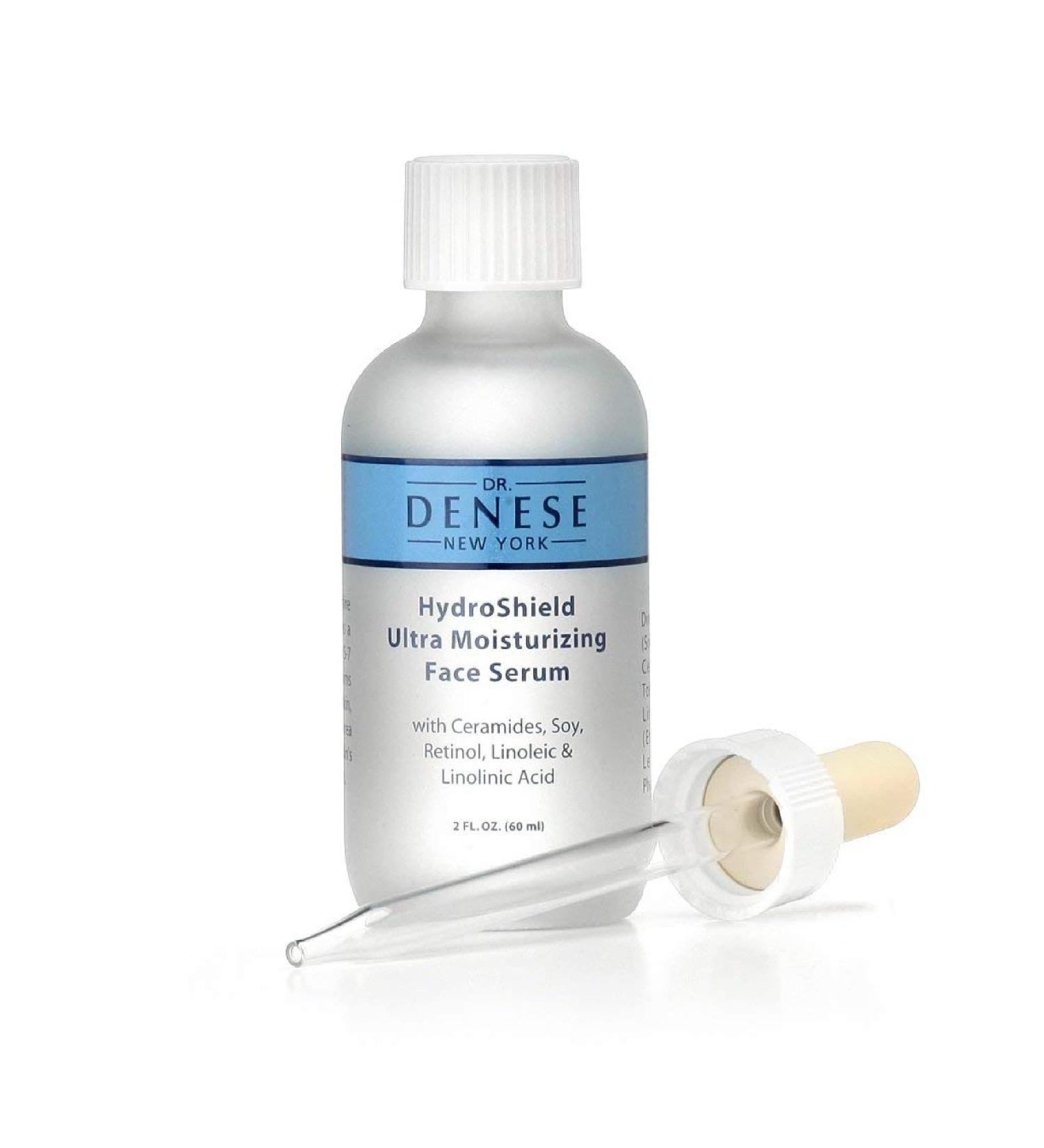 Dr. Denese HydroShield Ultra Moisturizing Serum with Retinol & Ceramides - Reduce Wrinkles, Boost Hydration & Tighten Skin - 2oz - Buy Online on GoSupps.com