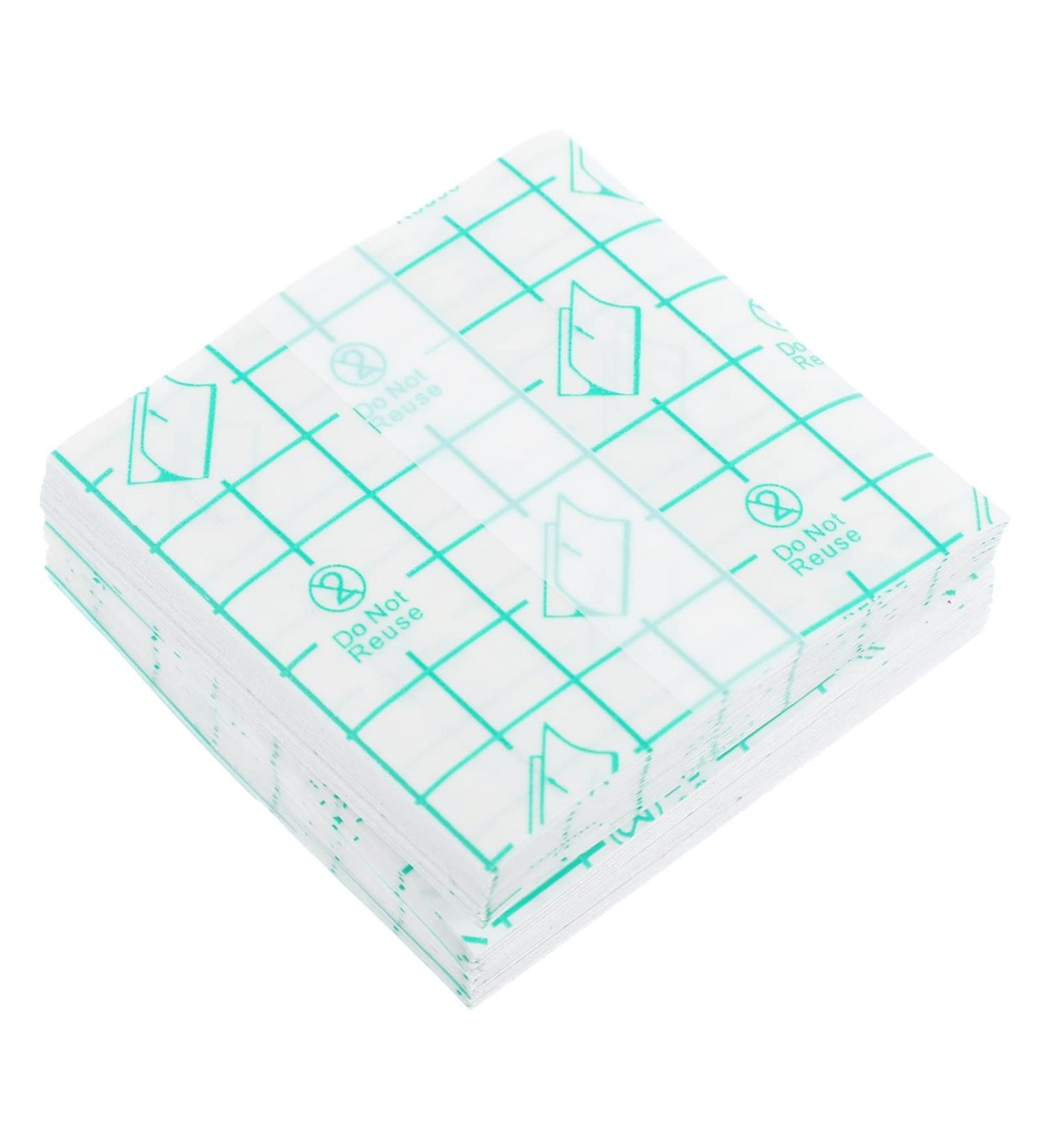 Beaupretty 100pcs Clear Adhesive Make-up Hand Palette - Disposable Mixing Palette for Foundation & Pigment - 7x7cm Applicator - Buy Online on GoSupps.com