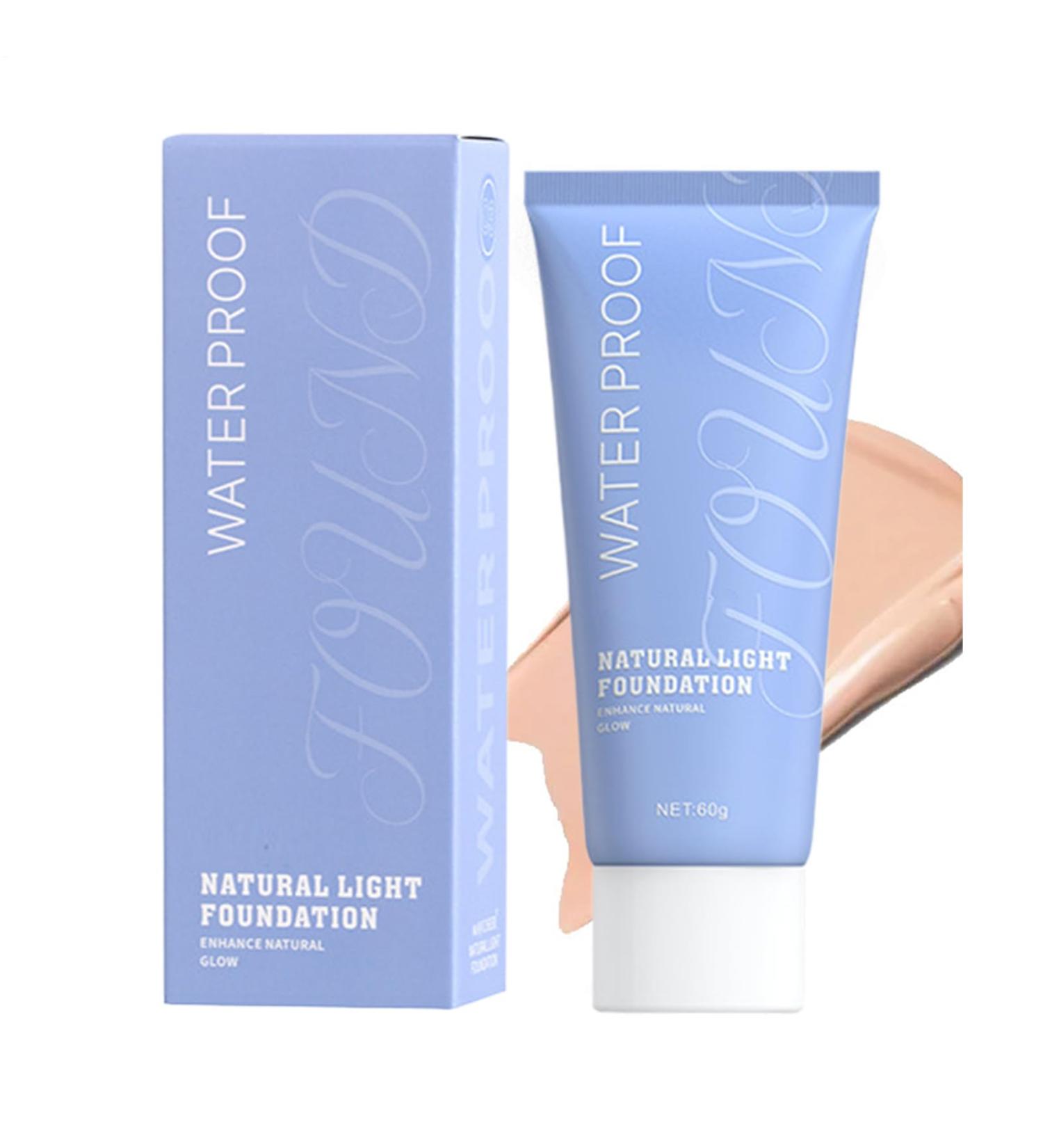 Liquid Foundation Water Resistant Mattifying & Waterproof Liquid Concealer Covering Makeup For Oily Combination Sensitive Skin 02 natural - Buy Online on GoSupps.com