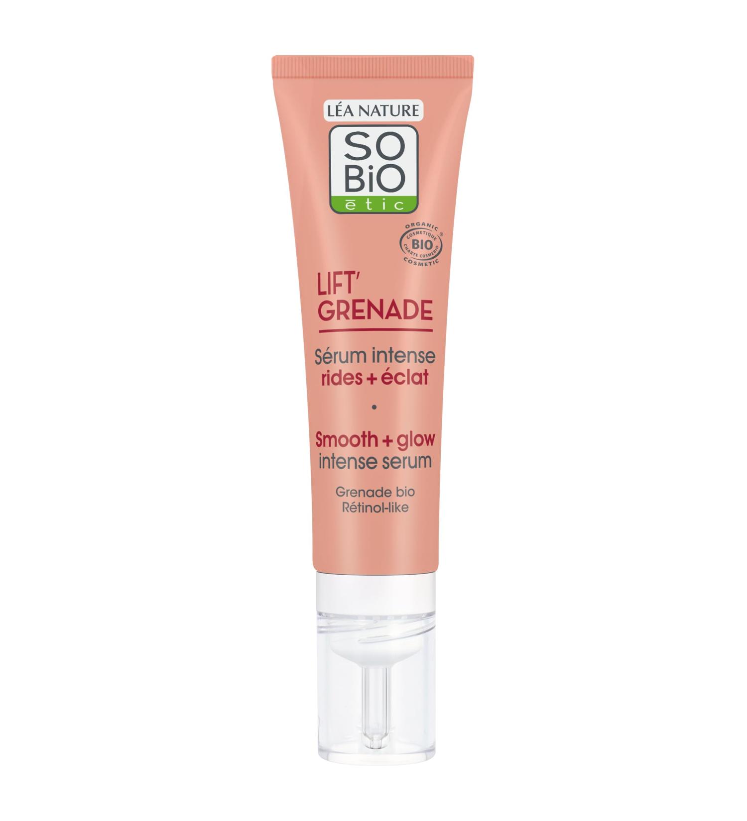 L A NATURE SO BiO tic | Intense Wrinkle + Radiance Serum - Lift'Argan | Wrinkle + Radiance Innovation | Reduced wrinkles | All skin types | 99% natural origin | Made in France | 30 ml - Buy Online on GoSupps.com