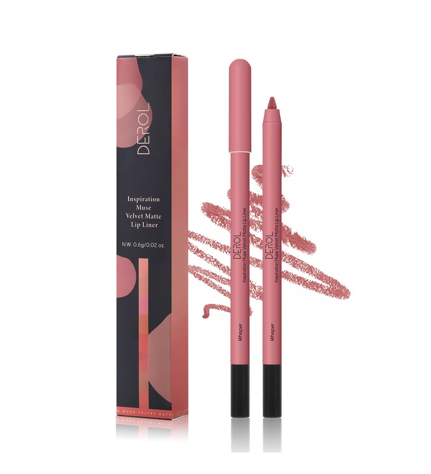 KISSIO Creamy Lip Liner Pencil | Long Lasting Matte Lip Liner (03#Whisper) | Non-Dry & Easy to Use | Cruelty-Free | 0.02 oz - Buy Online on GoSupps.com