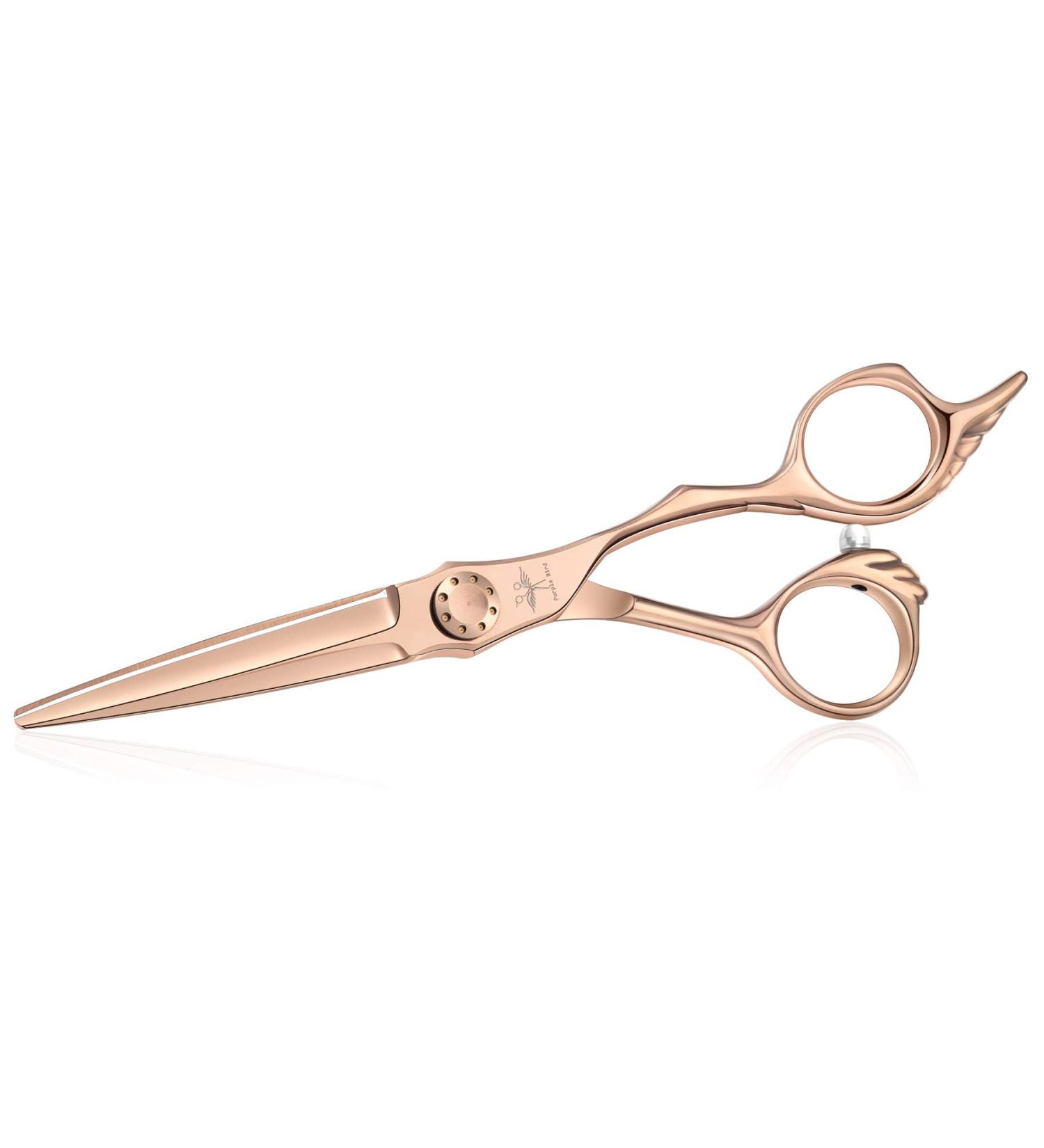 Professional Purplebird 6-Inch Hairdressing Scissors Sharp Japanese Stainless Steel Shears for Men & Women with Bronze Wing Grip - Buy Online on GoSupps.com