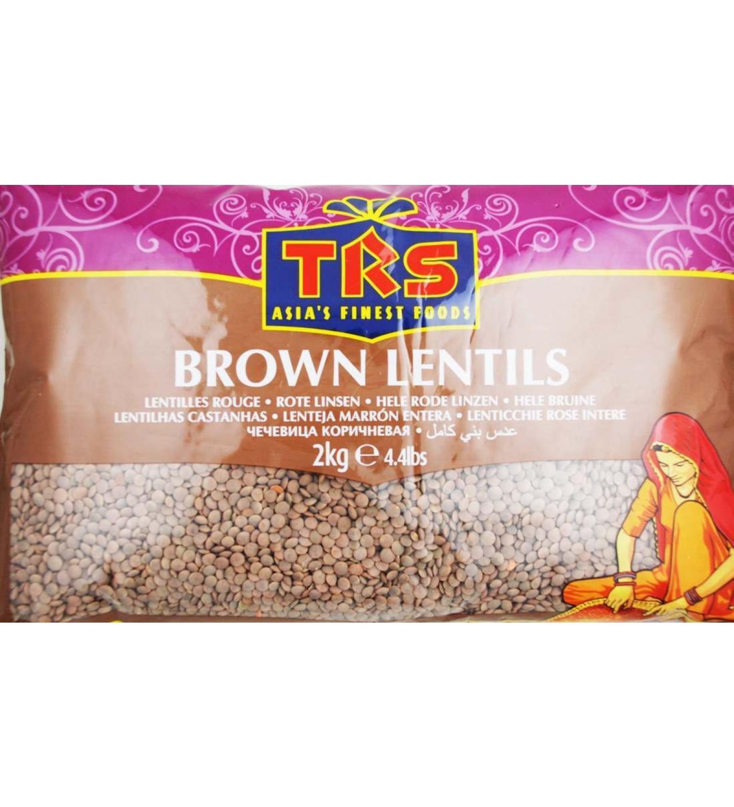TRS Whole Brown Lentils 2 kg