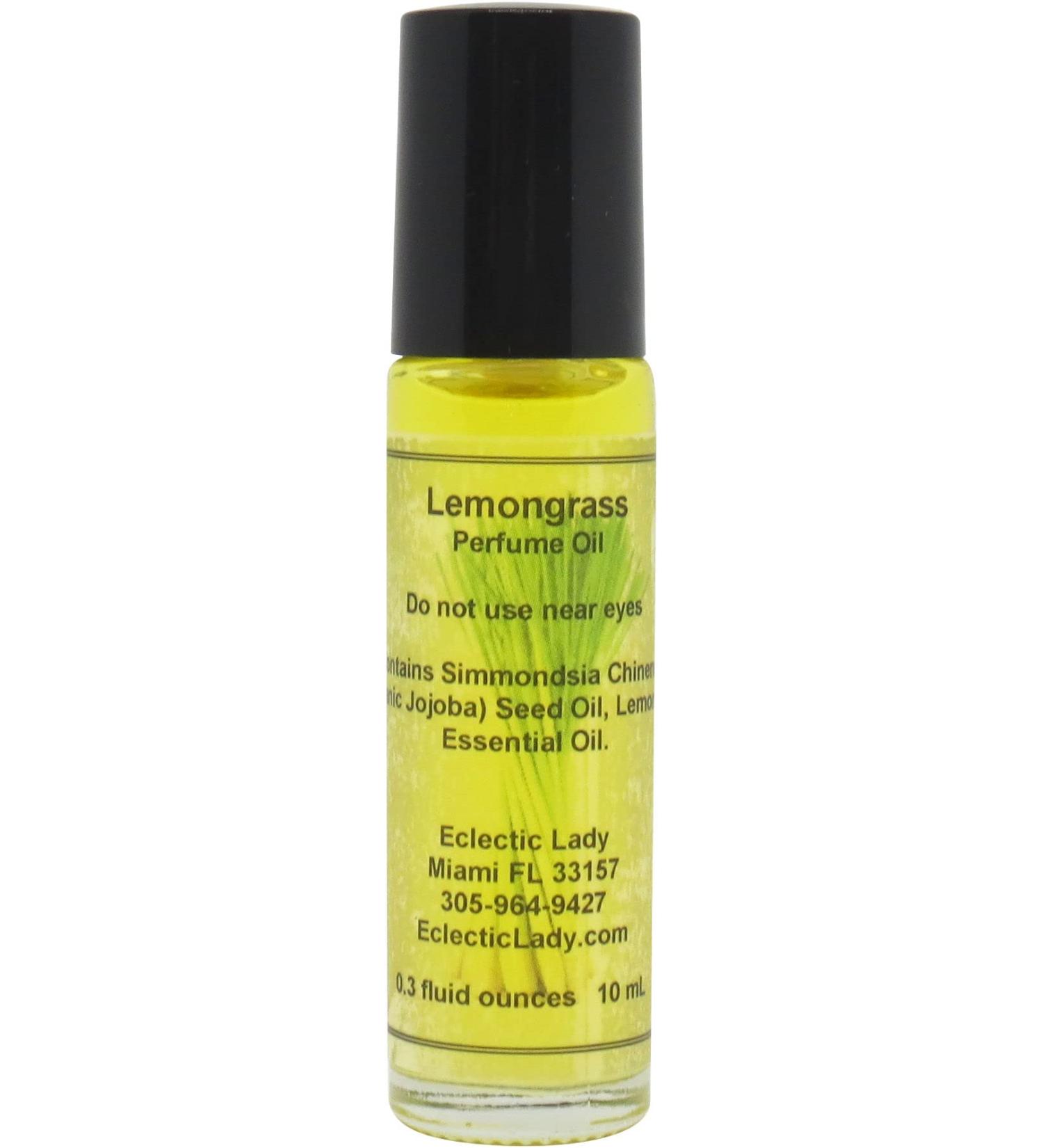 Eclectic Lady All Natural Lemongrass Perfume Oil 0.3 Oz Portable Roll-On Fragrance with Long-Lasting Scent Delightful Essential Oils and Jojoba Oil For Daily Use 3 Fl Oz (Pack of 1) - Buy Online on GoSupps.com