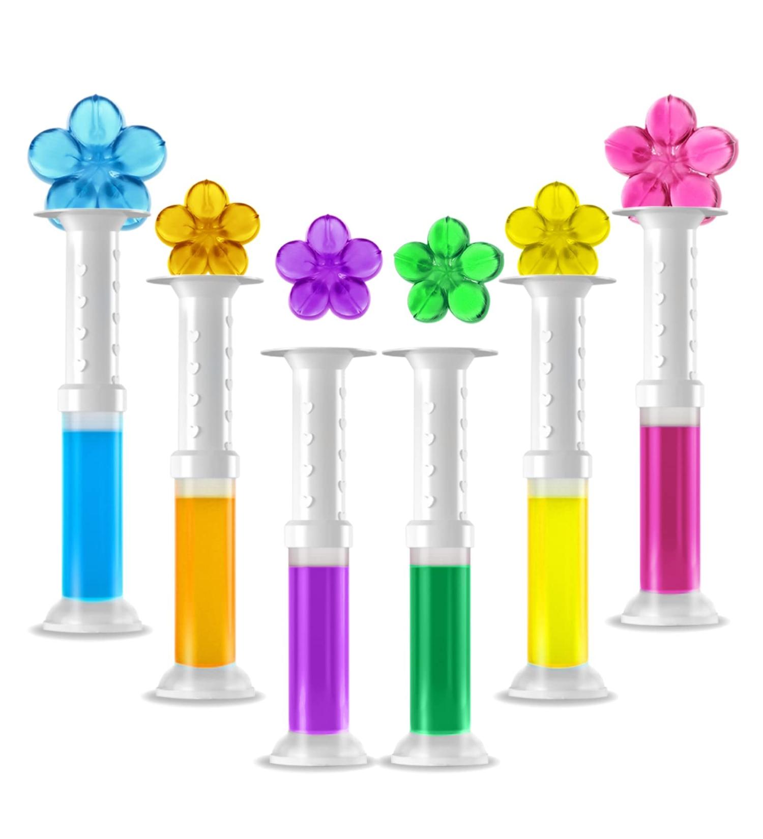 EKE Toilet Gel: Stain Removal, Cleaning, Air Freshener - 72 Flower Stamps, 6 Scents - Buy Online on GoSupps.com