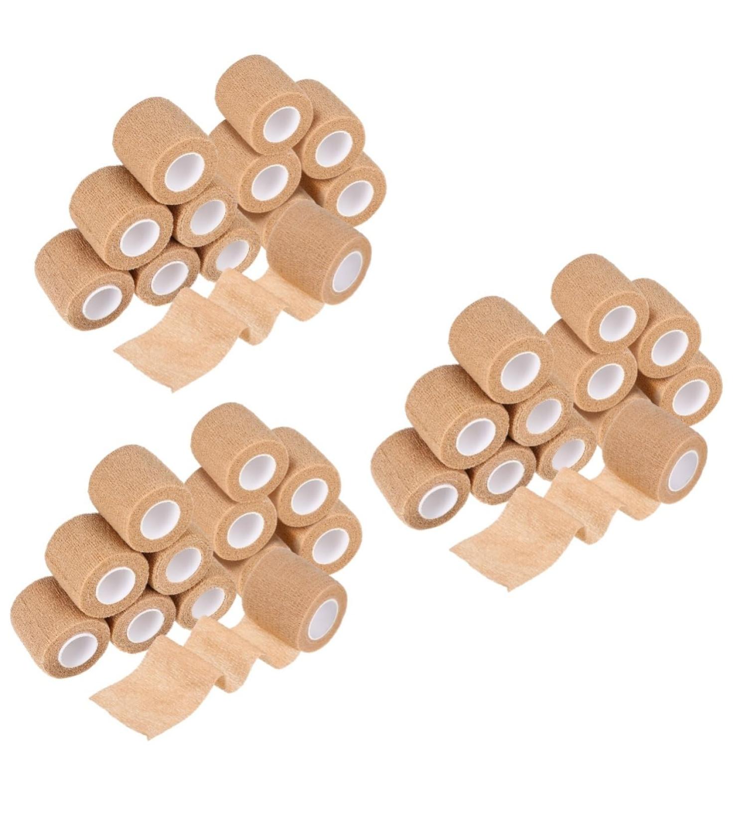 POPETPOP 36 Rolls White Gaffers Tape - Adhesive Sports Cohesive Tape for Athletic Protection - Non-Woven Fabric Wrap - Ideal for International Shipping - Buy Online on GoSupps.com