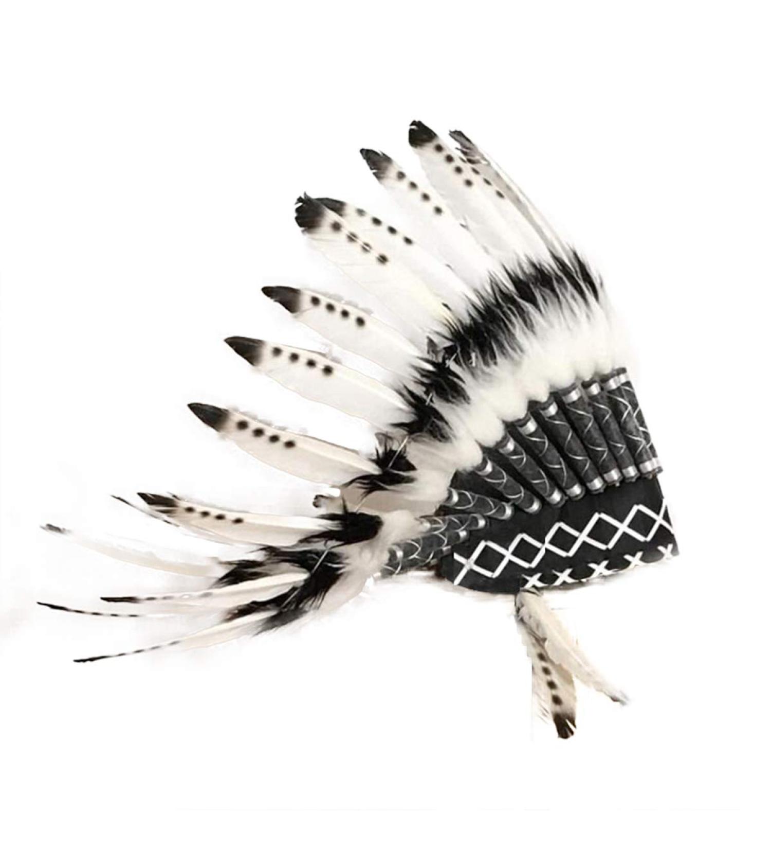Leyeet Indian Headdress | Adult Indian Style Headpiece for Parties & Photo Props - International Shipping Available - Buy Online on GoSupps.com