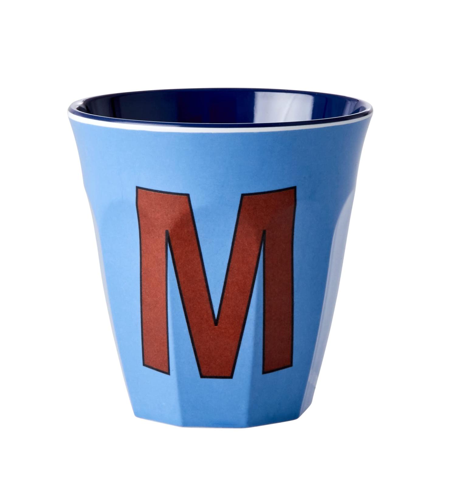 Medium melamine mug - light blue