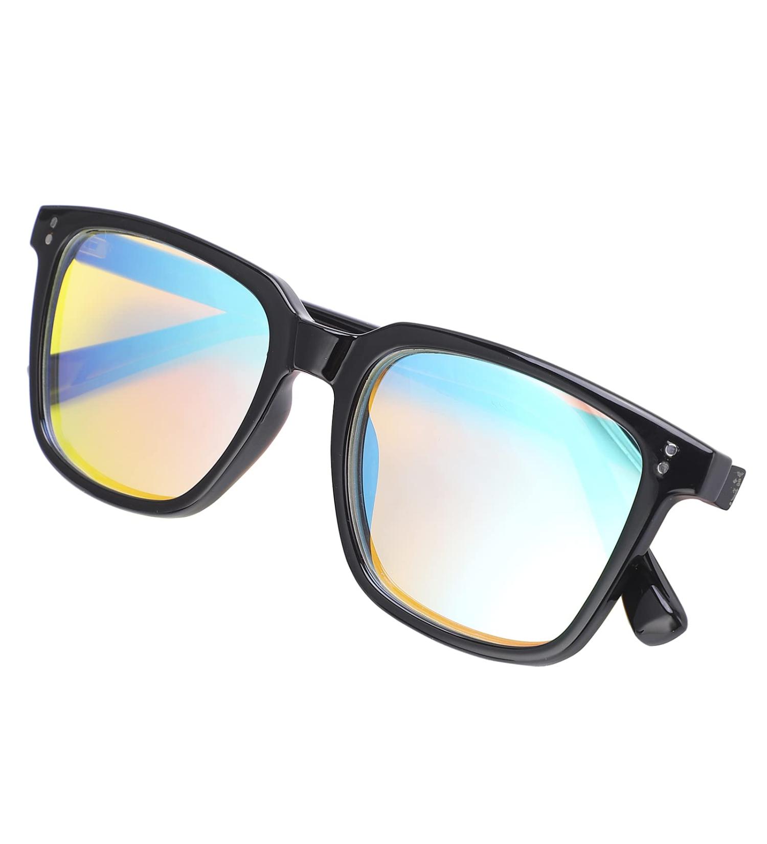 Buy Asixxsix UV400 Color Blind Glasses - Waterproof Anti-Scratch Full Frame | Fashionable Correction Glasses for Men & Women - Perfect for Indoor & Outdoor Use - Buy Online on GoSupps.com