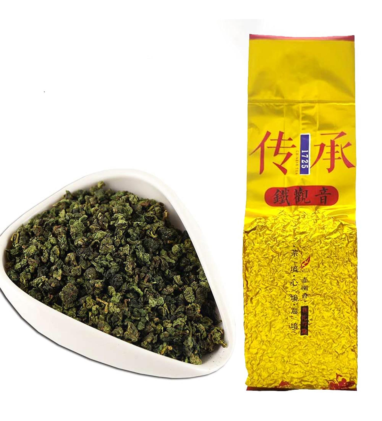 FullChea Huangjin Gui Tie Guan Yin Tea | Oolong Loose Leaf 250g | Anxi Iron Goddess of Mercy with Floral Aroma - Buy Online on GoSupps.com