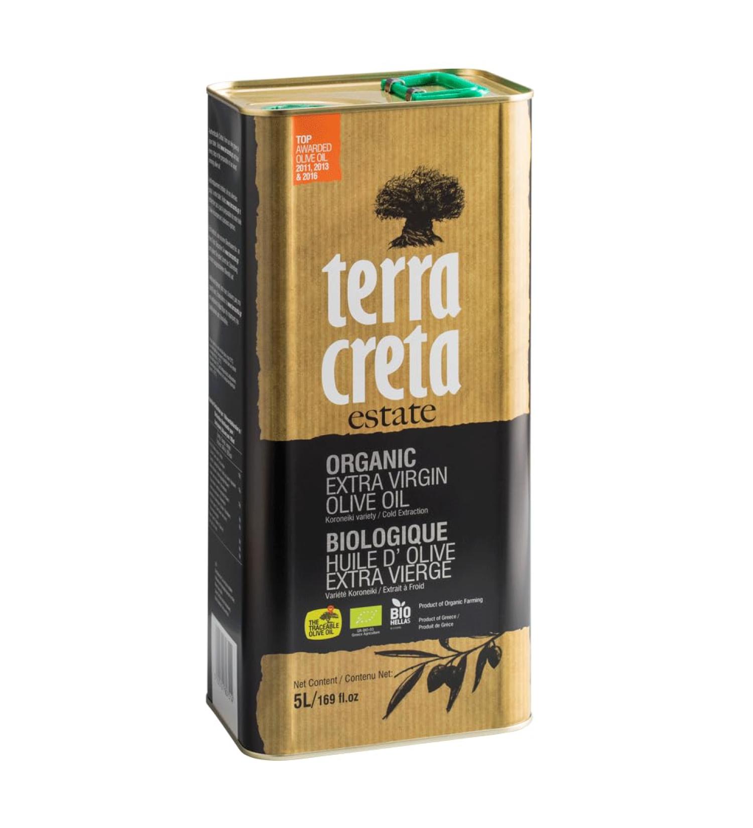 Terra Creta Estate ORGANIC - Extra virgin olive oil / 5 liters