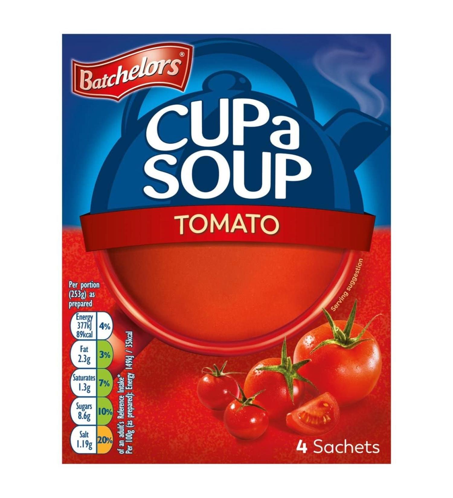  Batchelors Batchelors - Cup A Soup Soup - Tomato - Set of 8 Boxes of 93 g - Buy Online on GoSupps.com