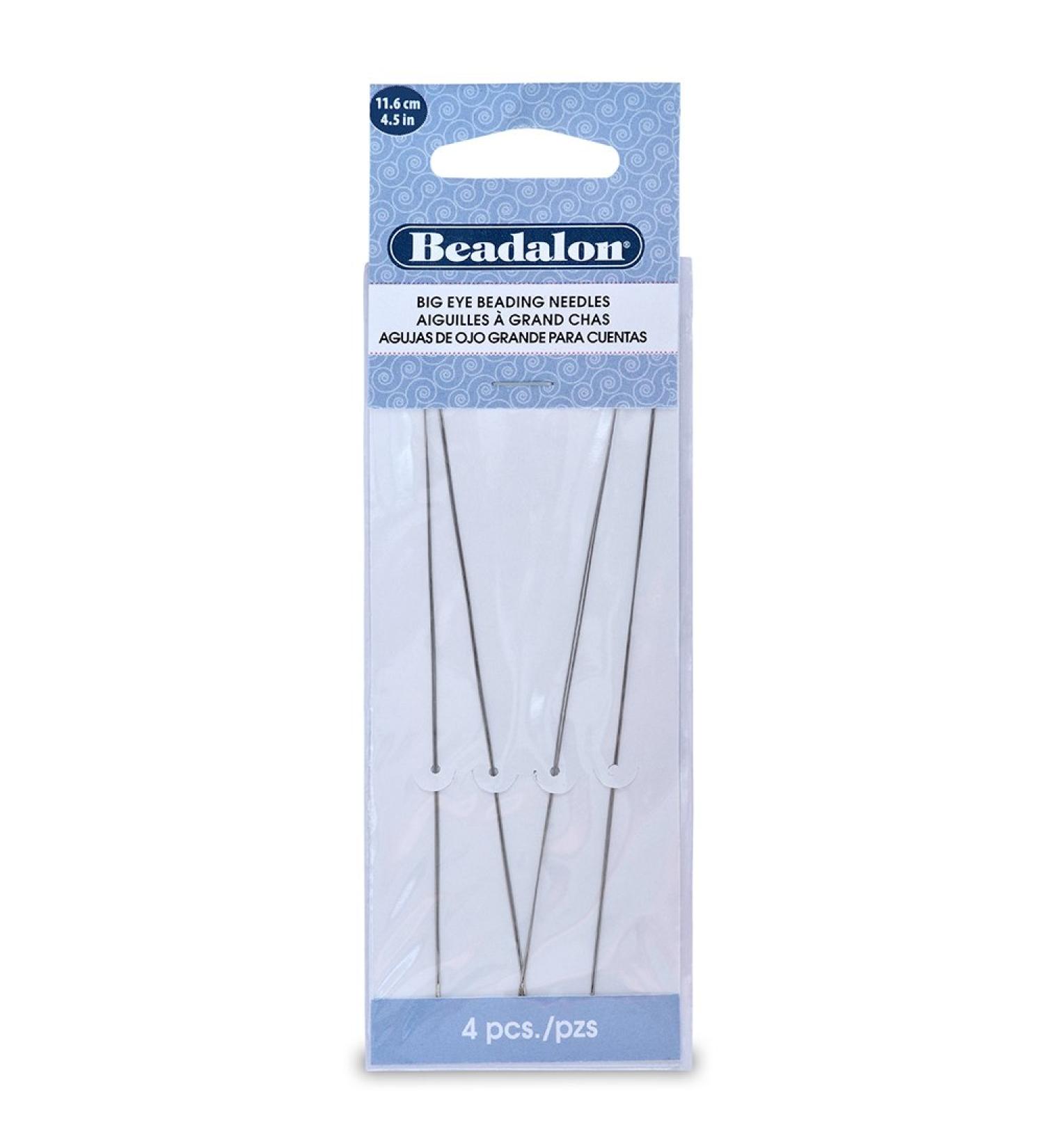 Beadalon Big Eye Needles 4.5-Inch 4 Pieces