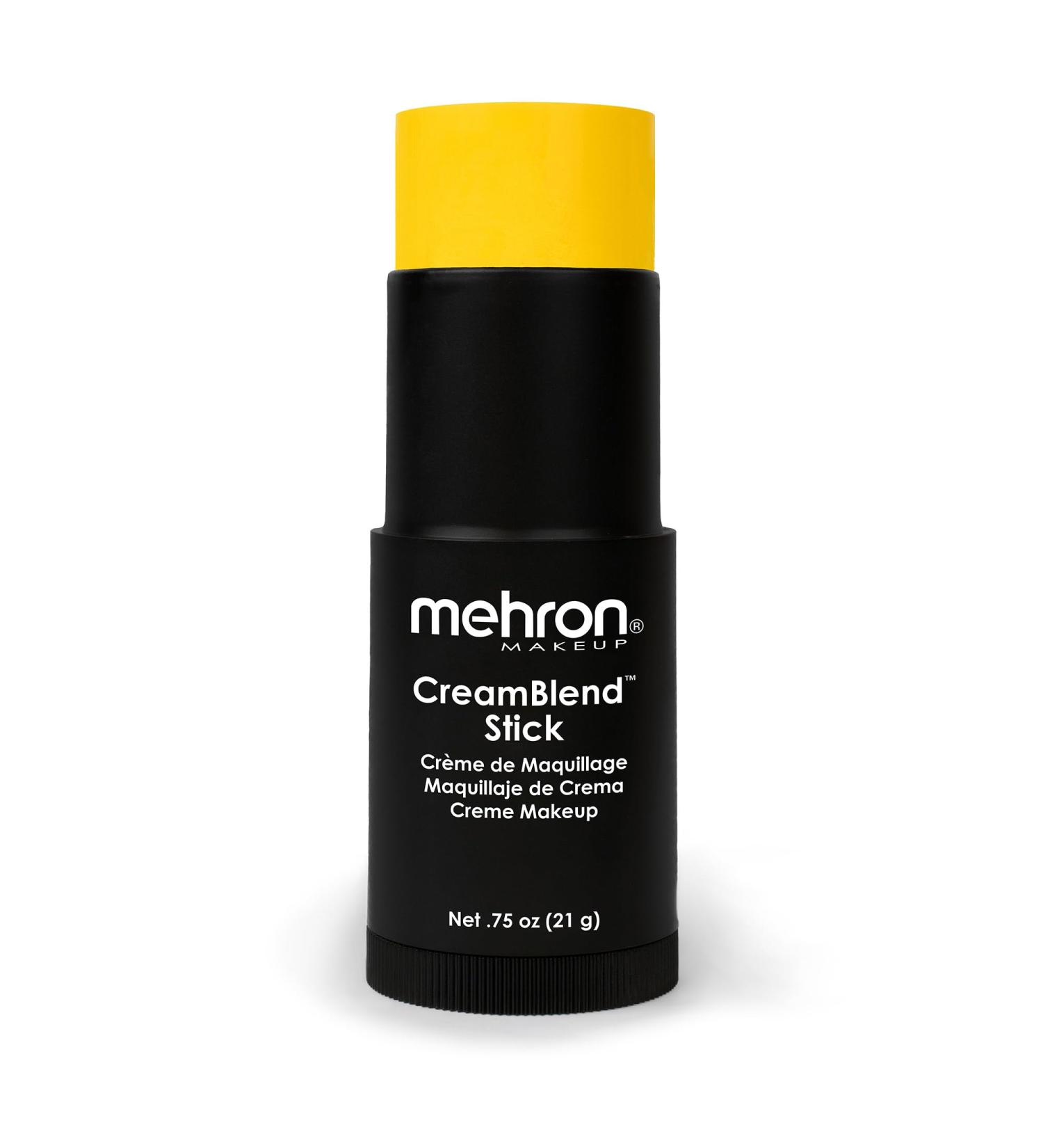 Mehron Camblend Stick - Creamy Face & Body Painting Makeup Yellow 21g | Ideal for Body Art & Primer - Buy Online on GoSupps.com
