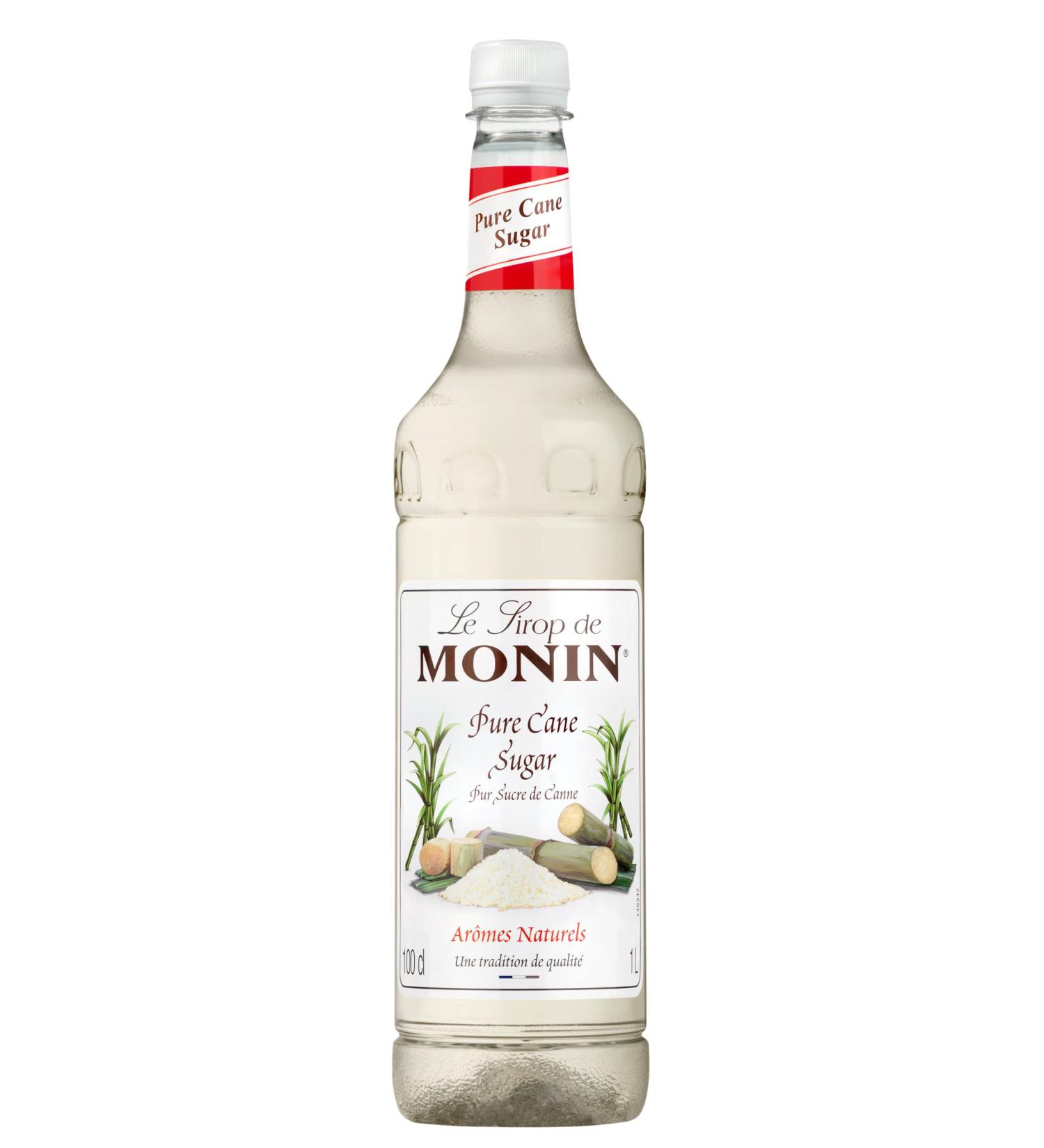 MONIN Cane Sugar Syrup for Cocktail Lemonade and Soda - Natural Flavors - 1L - Buy Online on GoSupps.com