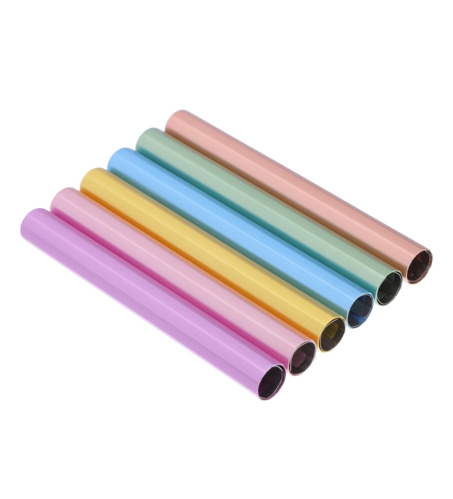 FRCOLOR Manicure Pen Cap Pen Cap multichrome polish protector matte polish manicure for Brush Caps Salon Supply Brush Cover seal Zinc Nail Design Cap 8x0.92cm Assorted Color - Buy Online on GoSupps.com