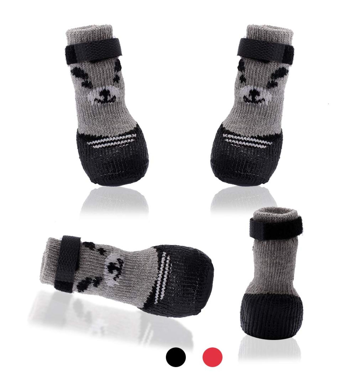 AblePet Waterproof Dog Boots XS Black | Breathable Socks with Anti-Slip Sole | Adjustable Magic Tape | All Weather Protection for Small Dogs (4Pcs) - Buy Online on GoSupps.com