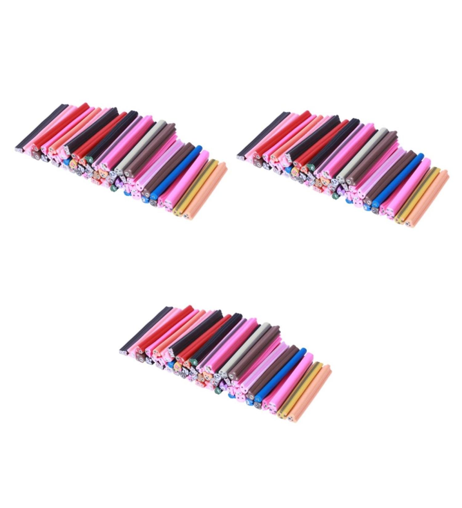 Healeved 150 Pcs Sticks Scrapbooking Self Made Scalp Massager Comb Horn Customizable Applicator Brush Material Cane Nail Art Tips Decoration Claycanes Diy Manicure Supplies Sticker Fruit 3d mediumx3pcs As Shownx3pcs - Buy Online on GoSupps.com