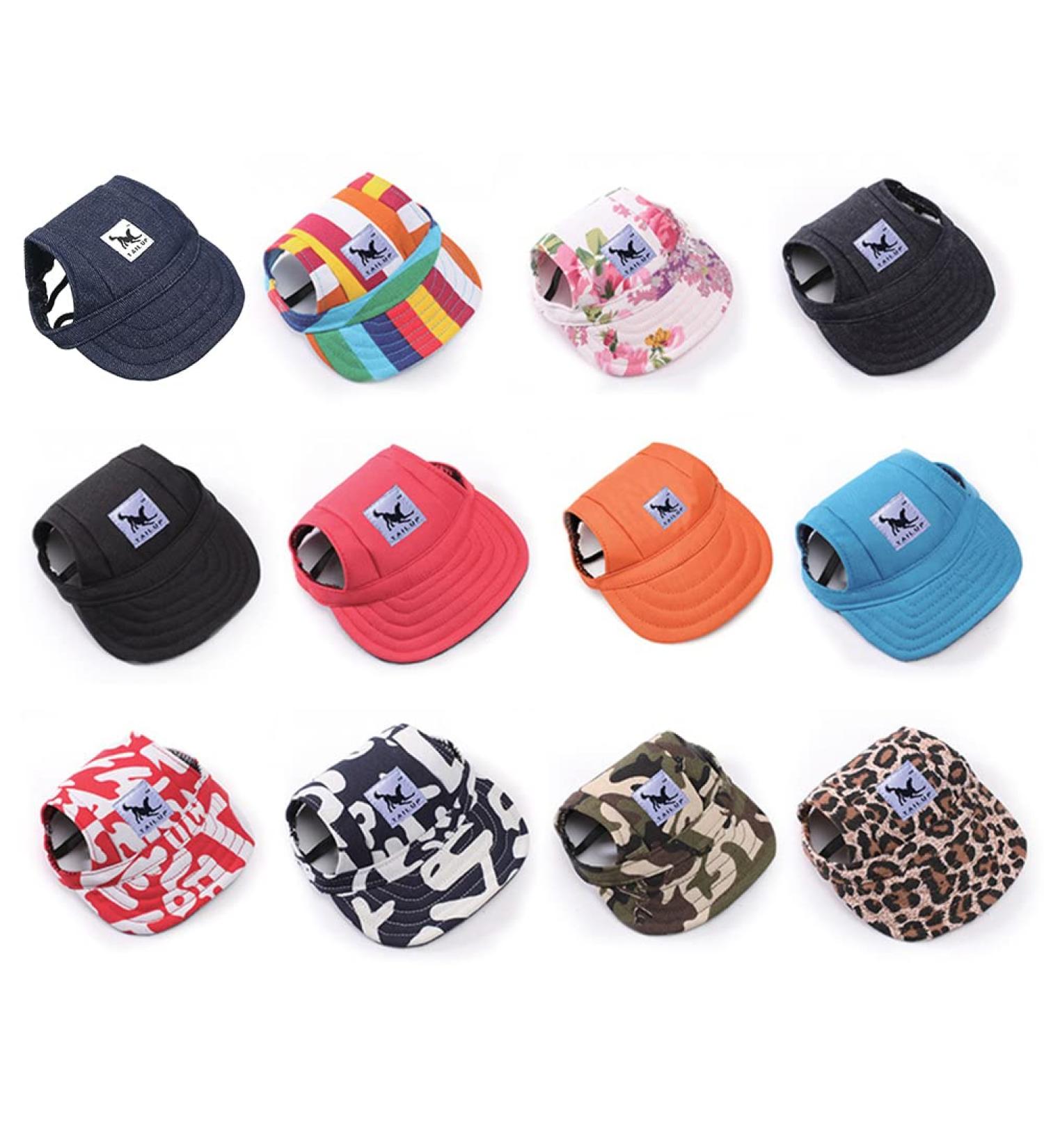 Adjustable Dogs Baseball Cap - Breathable Sun Protection Hat for Puppies | Sizes S-XL in Pink - Buy Online on GoSupps.com
