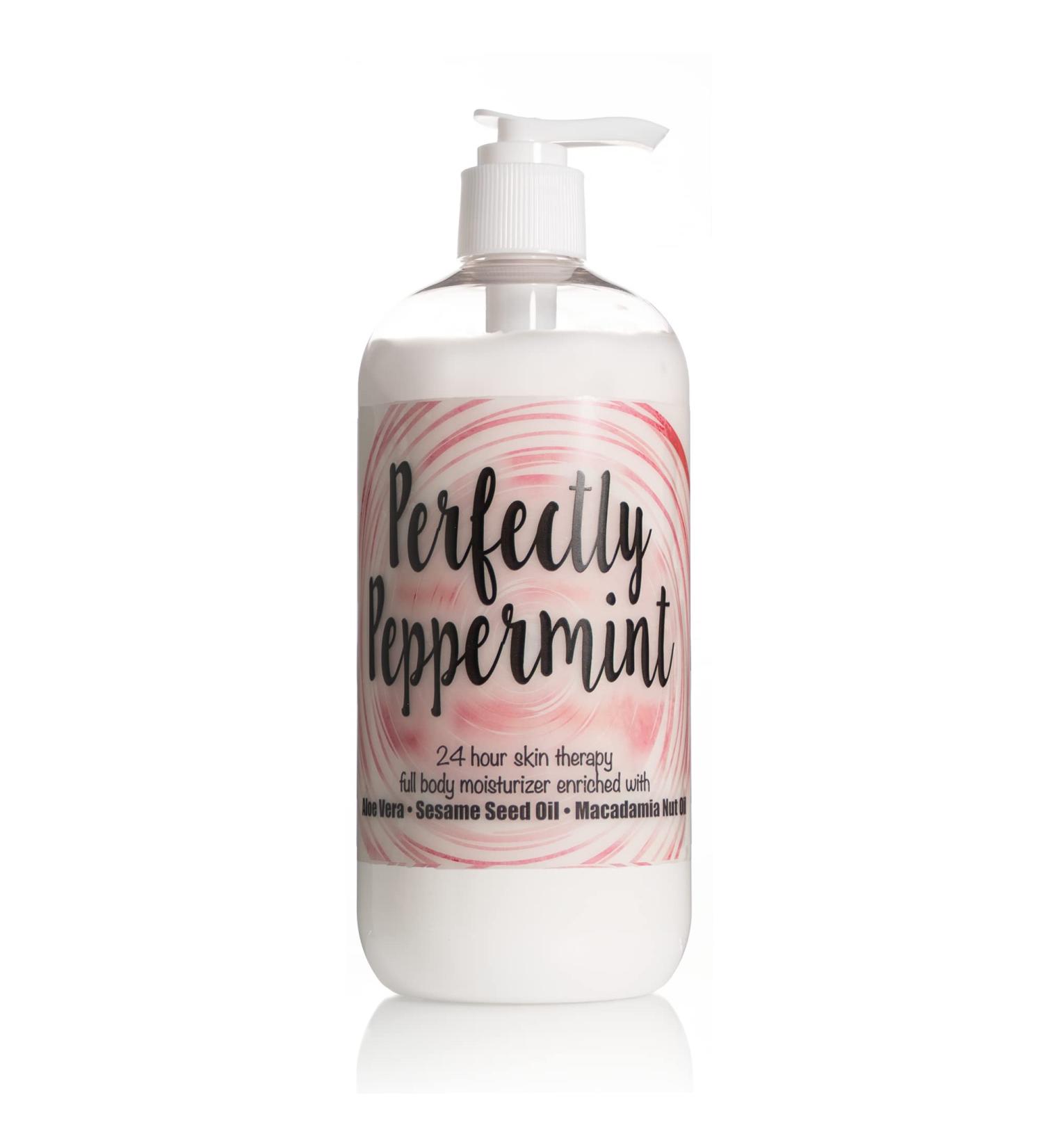 The Lotion Company 24 Hour Skin Therapy Lotion 16oz - Peppermint Fragrance, Paraben Free, Made in USA - Buy Online on GoSupps.com