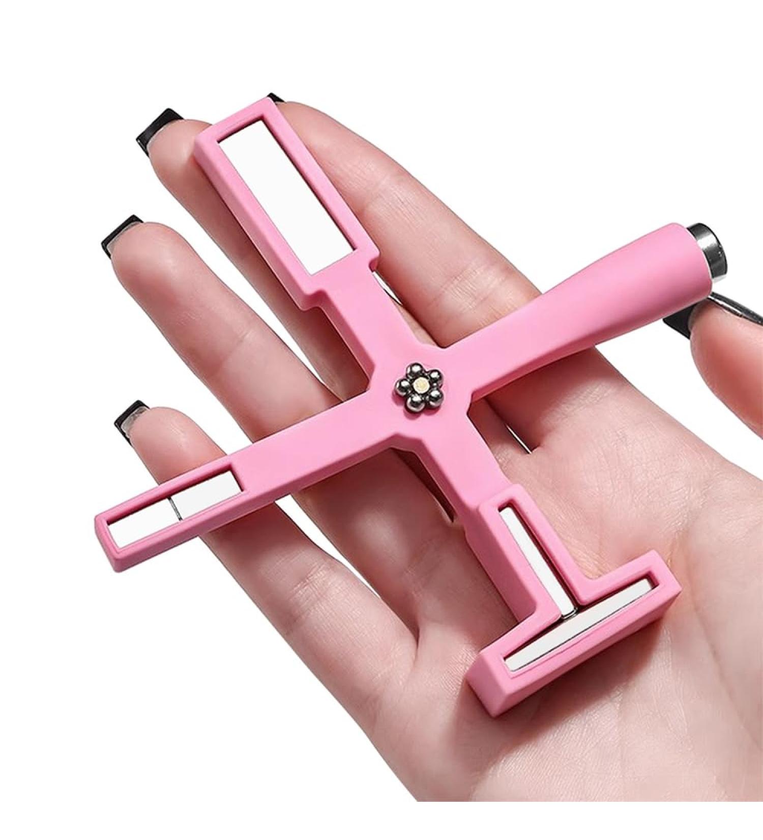 5 in 1 Nail Magnet Tool with Silicone Case - Dual Function Magnetic Pen for 3D Cat Eye Gel Nail Polish - Perfect for Nail Studios - Pink - Buy Online on GoSupps.com